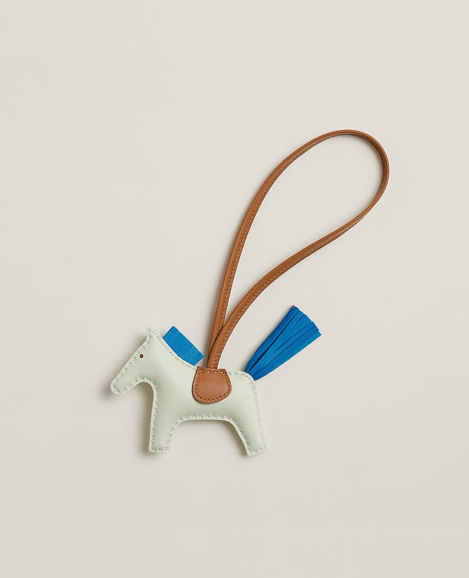 Hermès Rodeo PM Charm Vert Fizz / Bleu Zanzibar