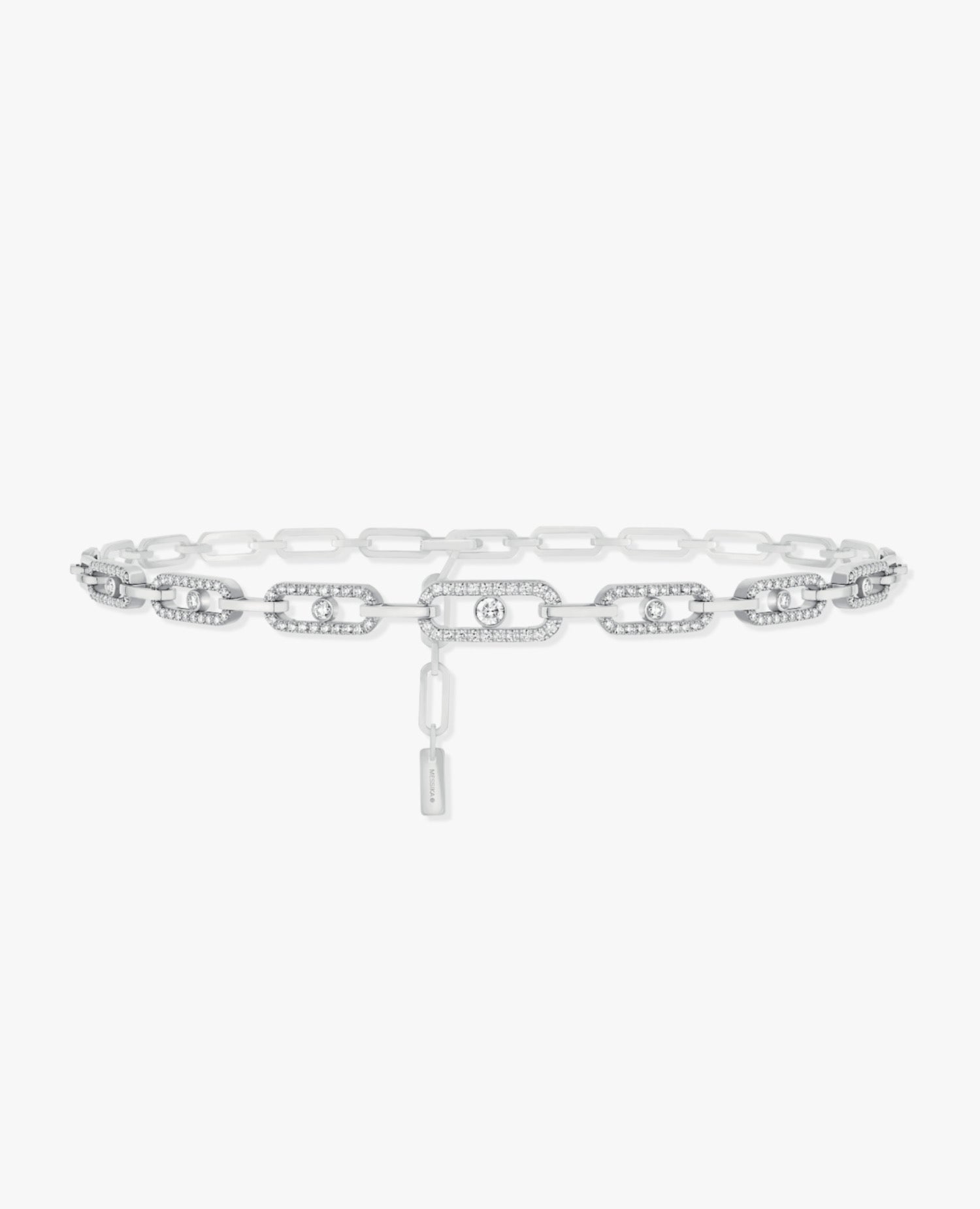 Messika Move Link Multi Necklace Silver