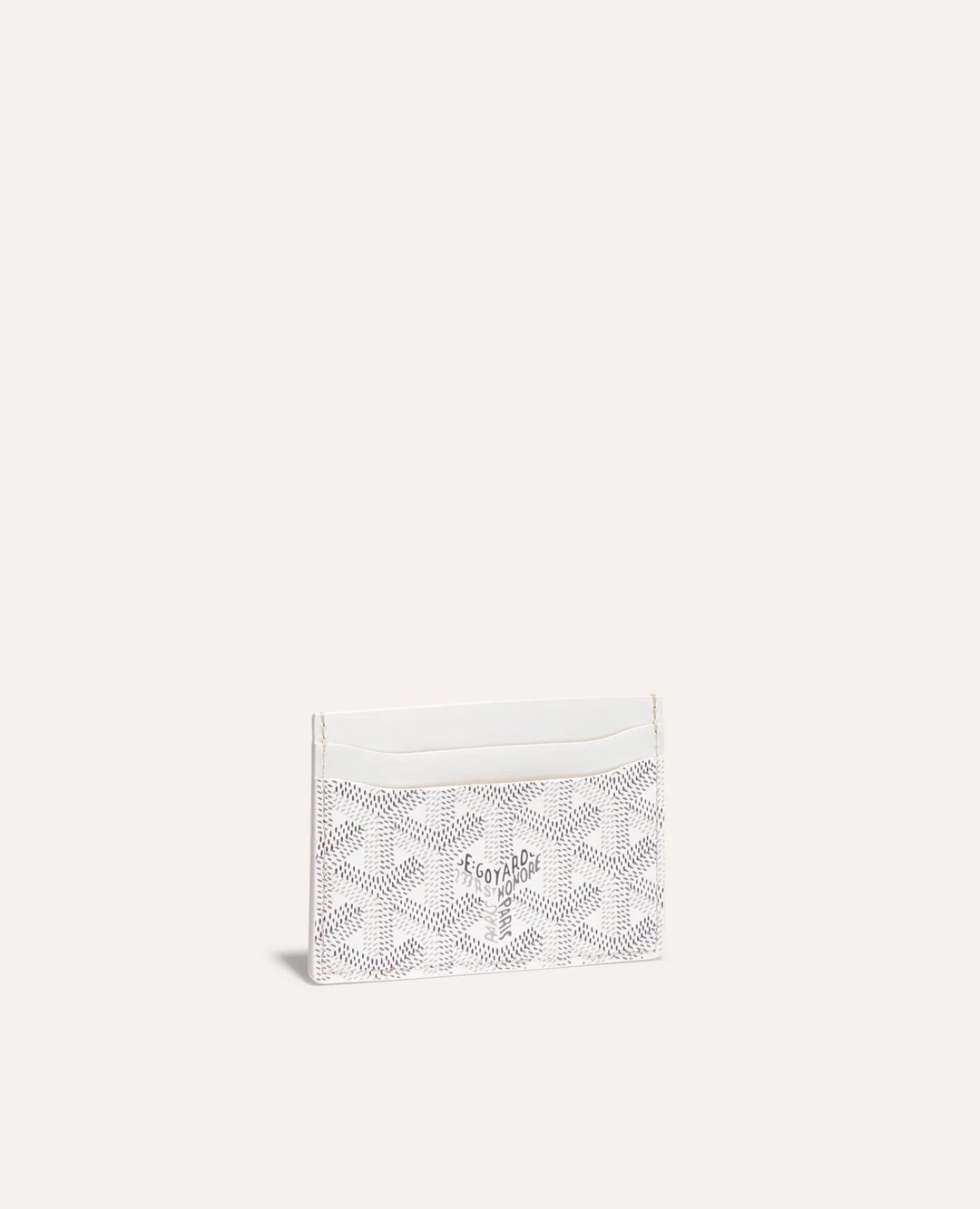 Goyard Saint-Sulpice Card Wallet White