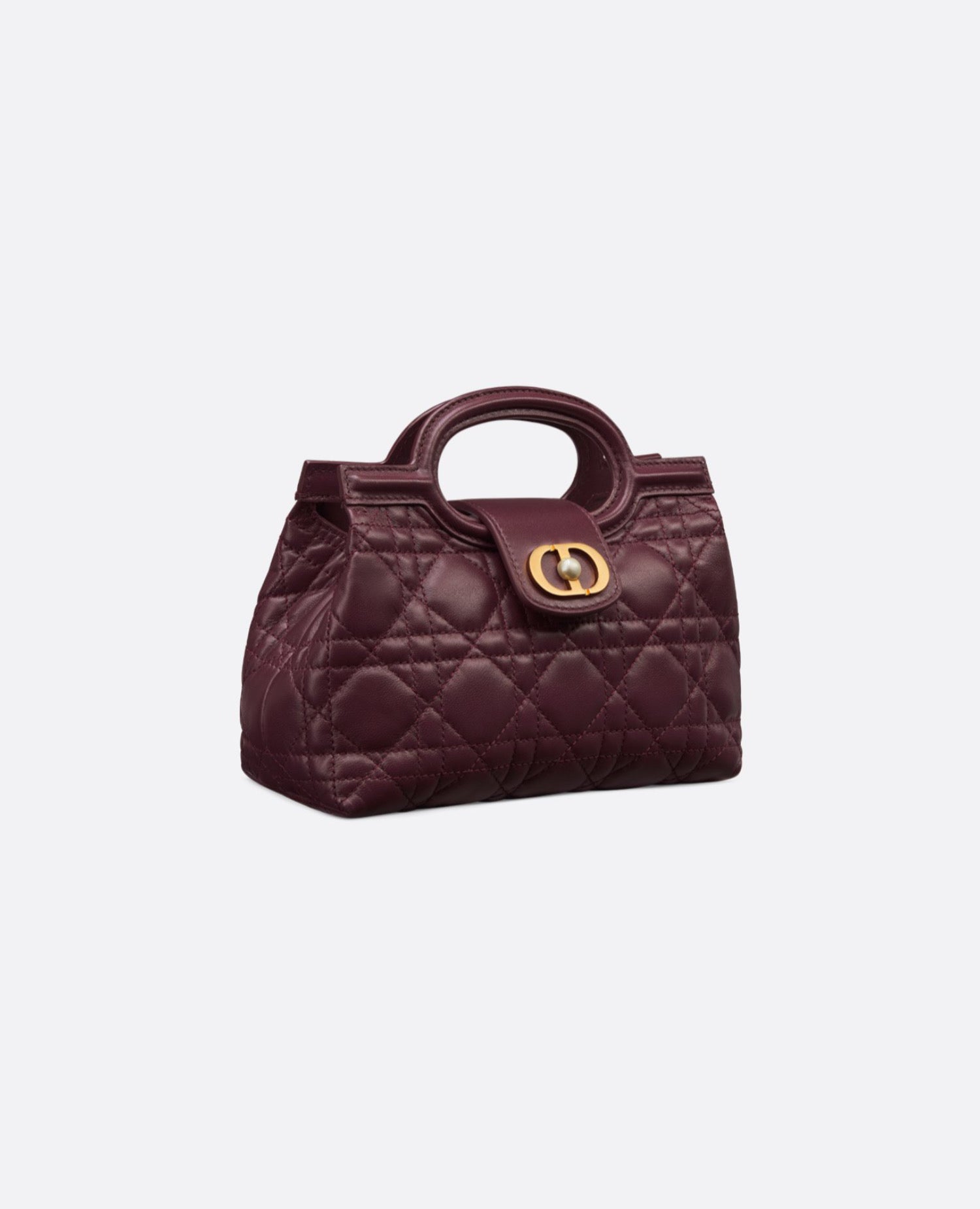 Christian Dior Jolie Top Handle Mini Bag
Plum Cannage Lambskin