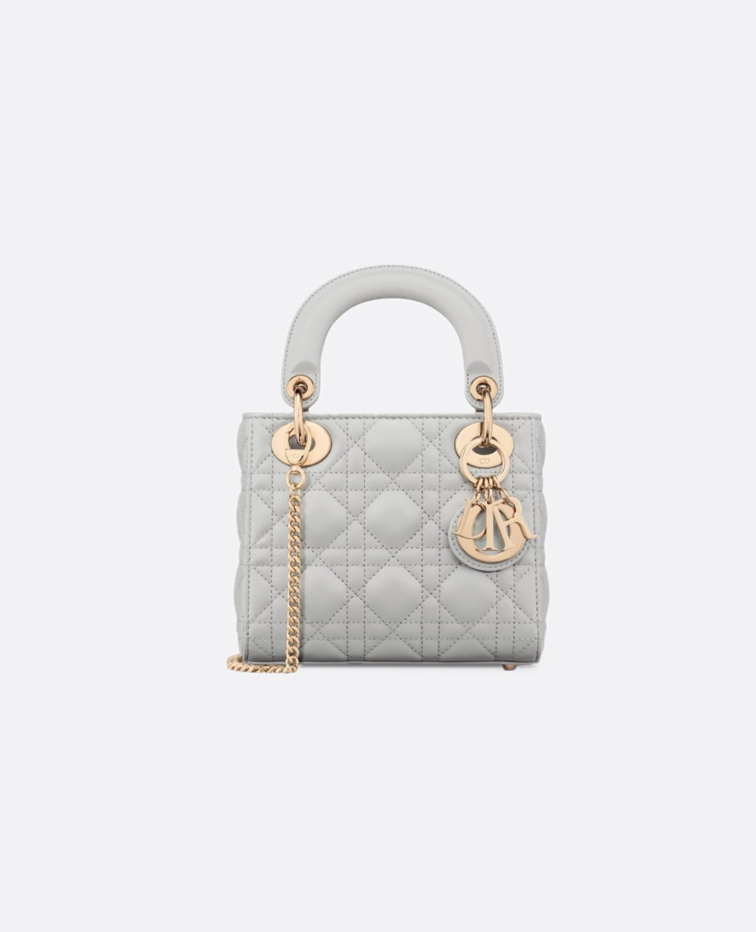 Christian Dior Mini Lady Dior Bag Cloud Gray