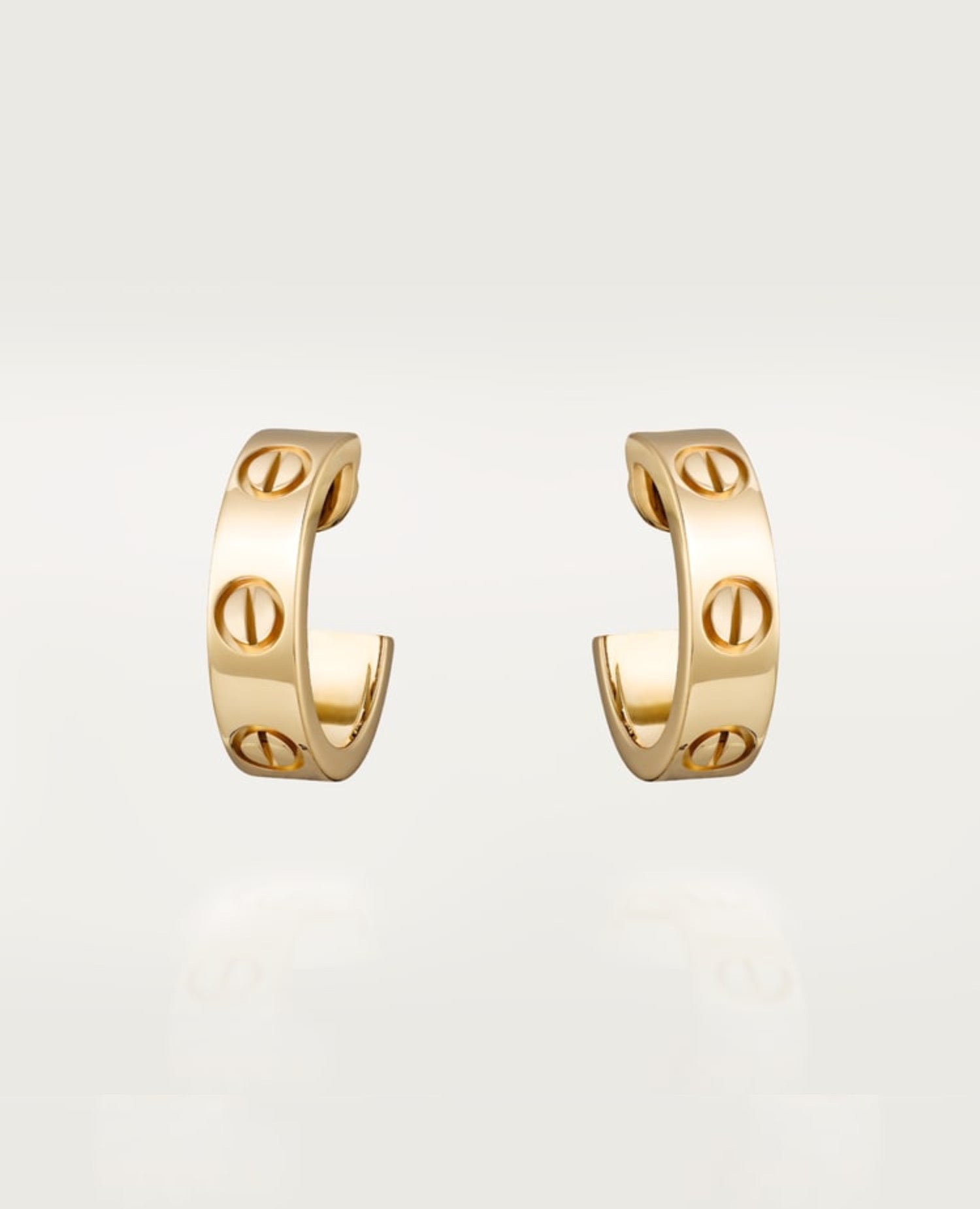 Cartier Love Hoop Earrings, Classic Model