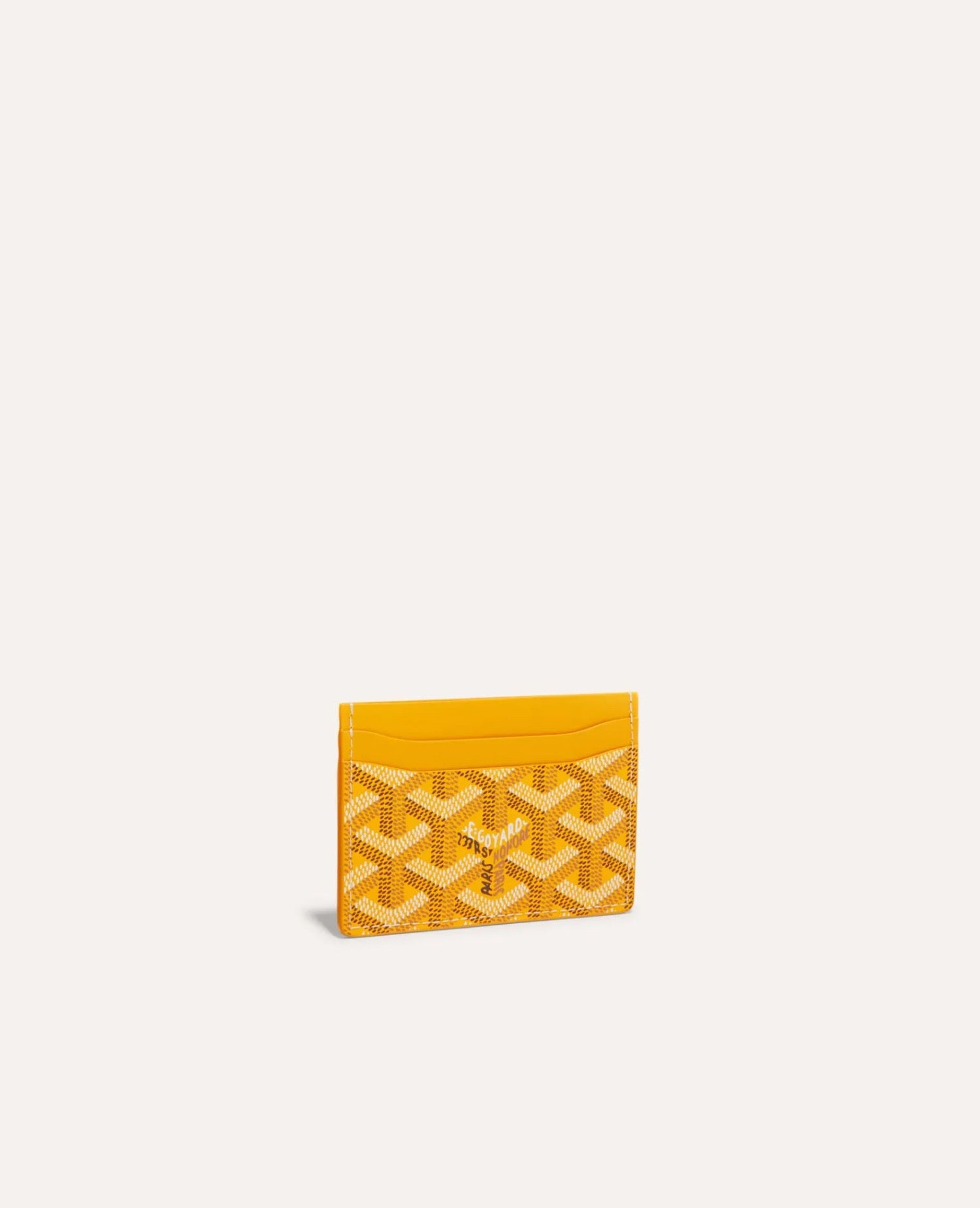 Goyard Saint-Sulpice Card Wallet Yellow