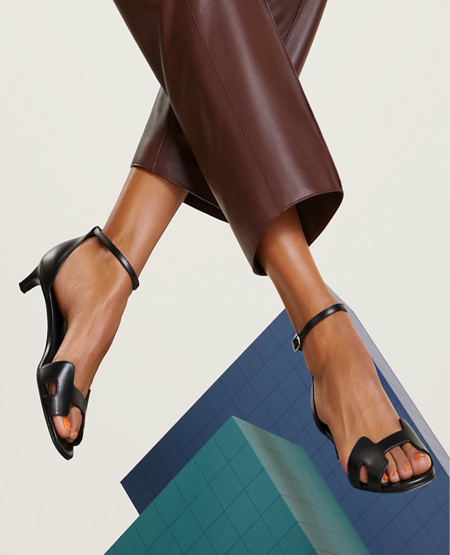 Hermès Joy 40 Sandal Black