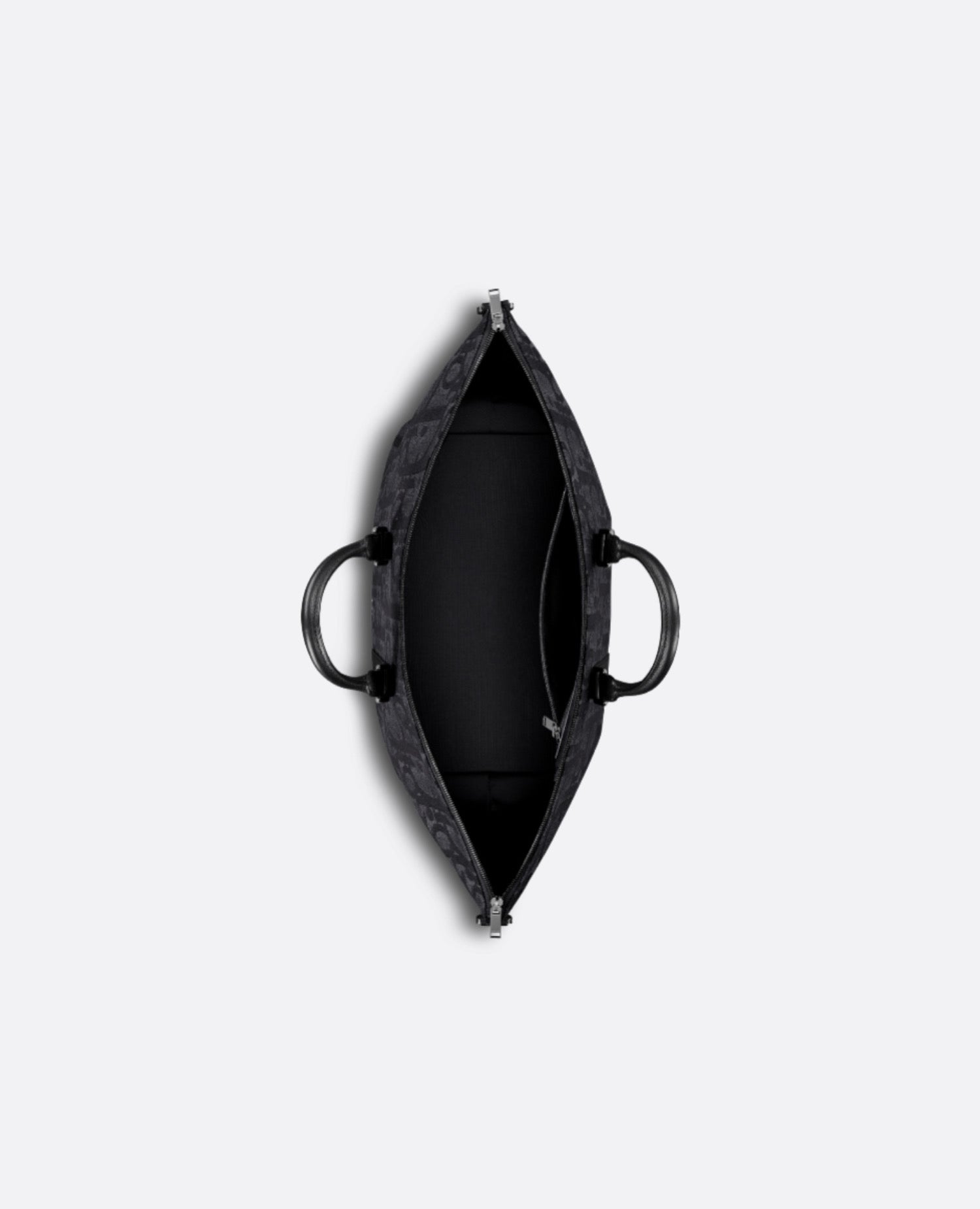 Christian Dior Weekender 40 Black Maxi Oblique