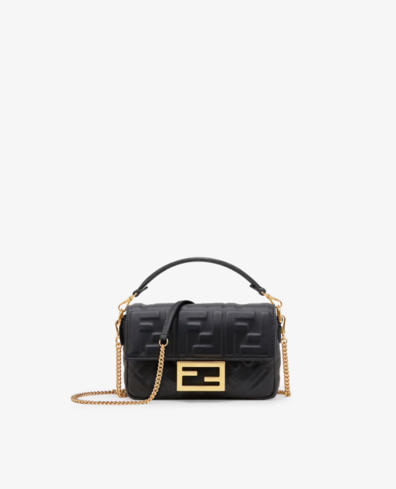 Fendi Baguette Mini Black Nappa Leather