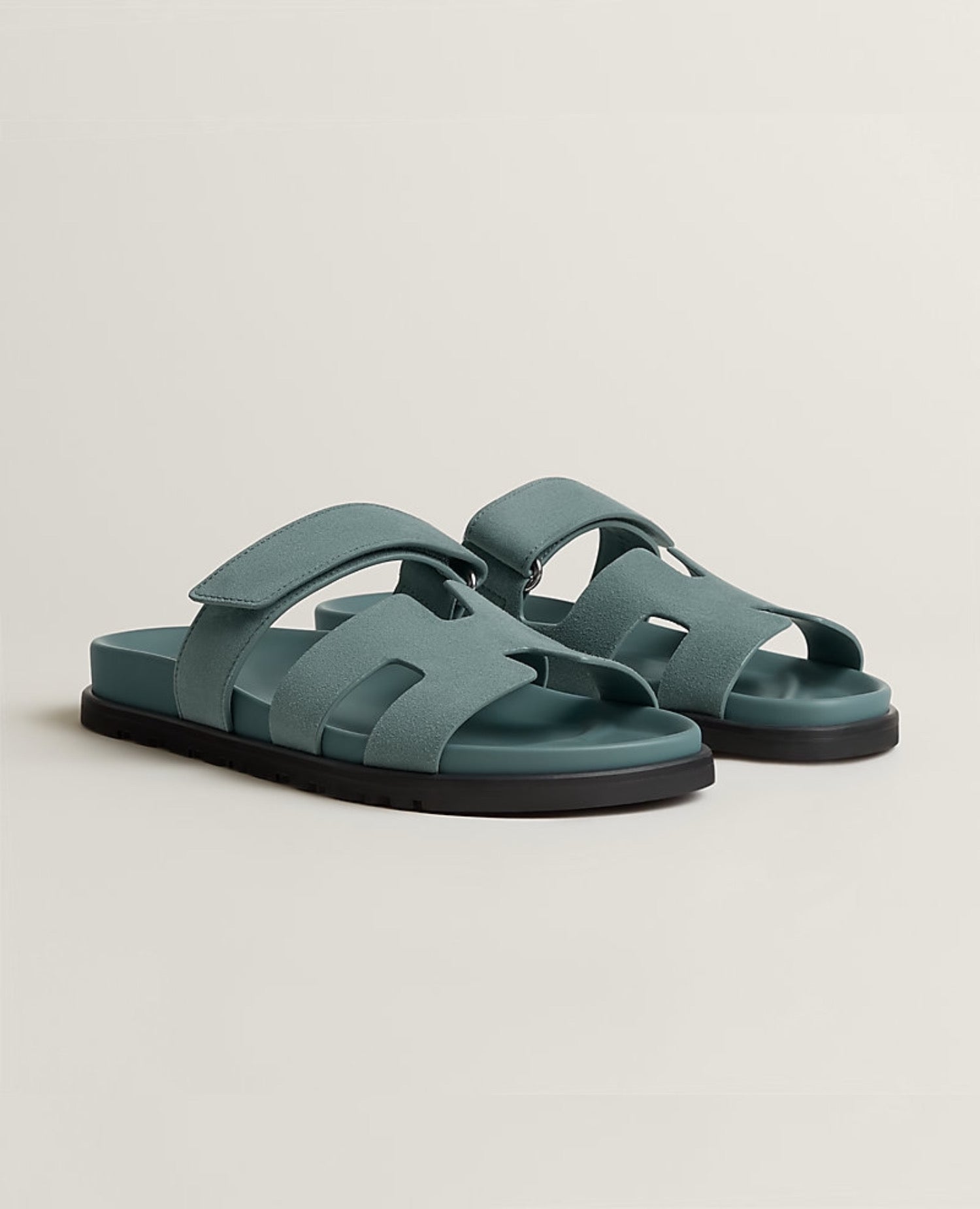 Hermès Chypre sandal Bleu Tonnerre