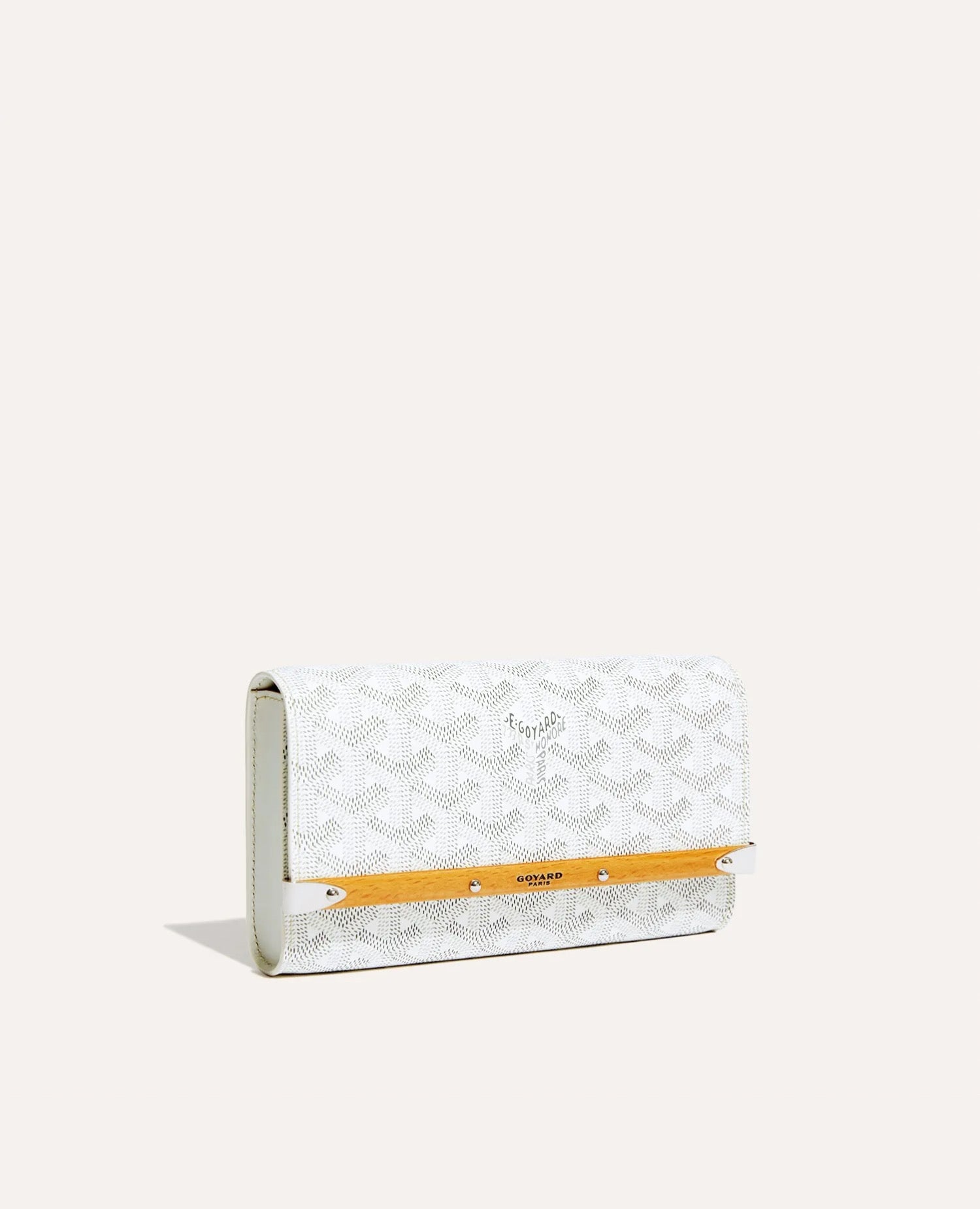 Goyard Monte-Carlo Mini Case White