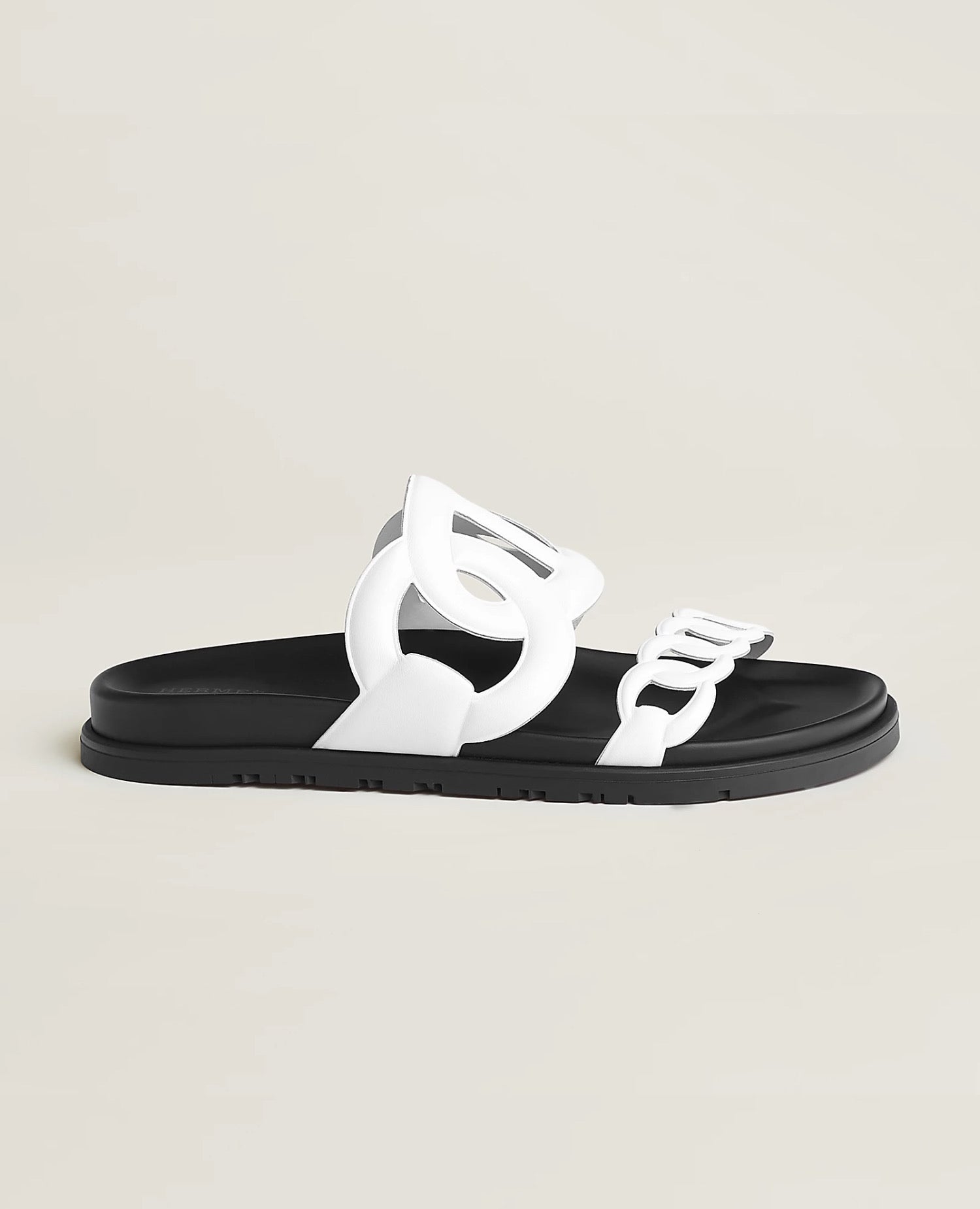 Hermès Extra Sandal White