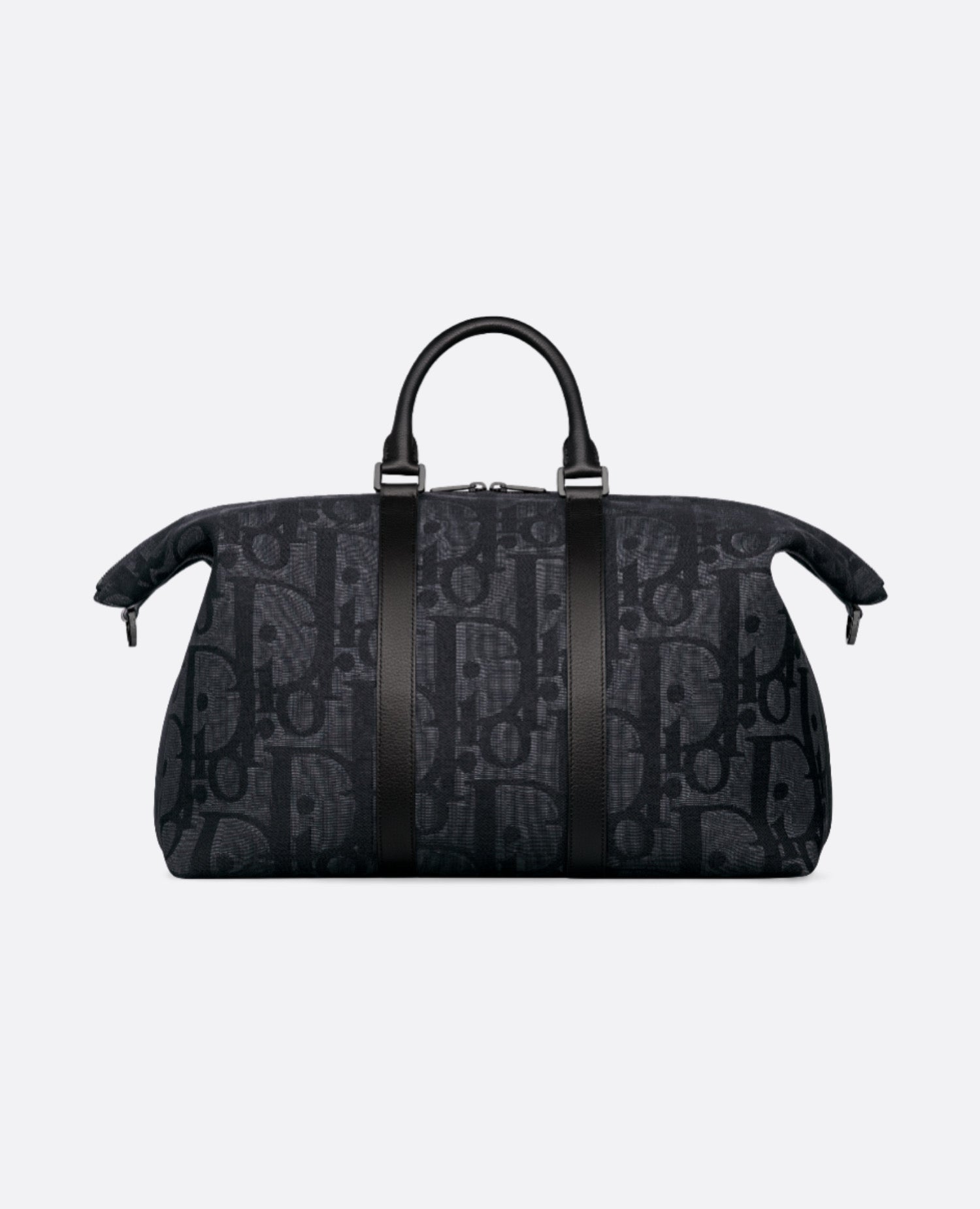 Christian Dior Weekender 40 Black Maxi Oblique