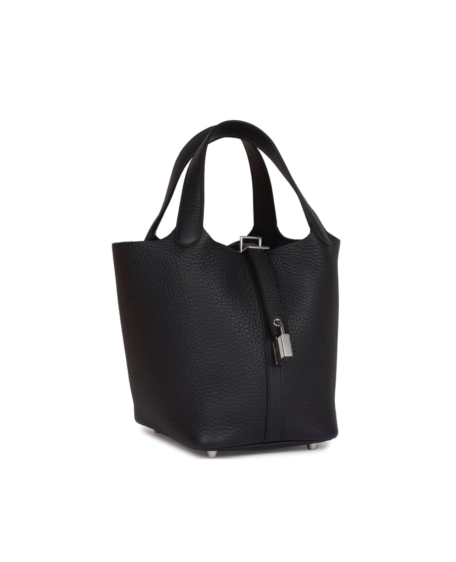 Hermès Picotin Lock 18 Black Silver Hardware