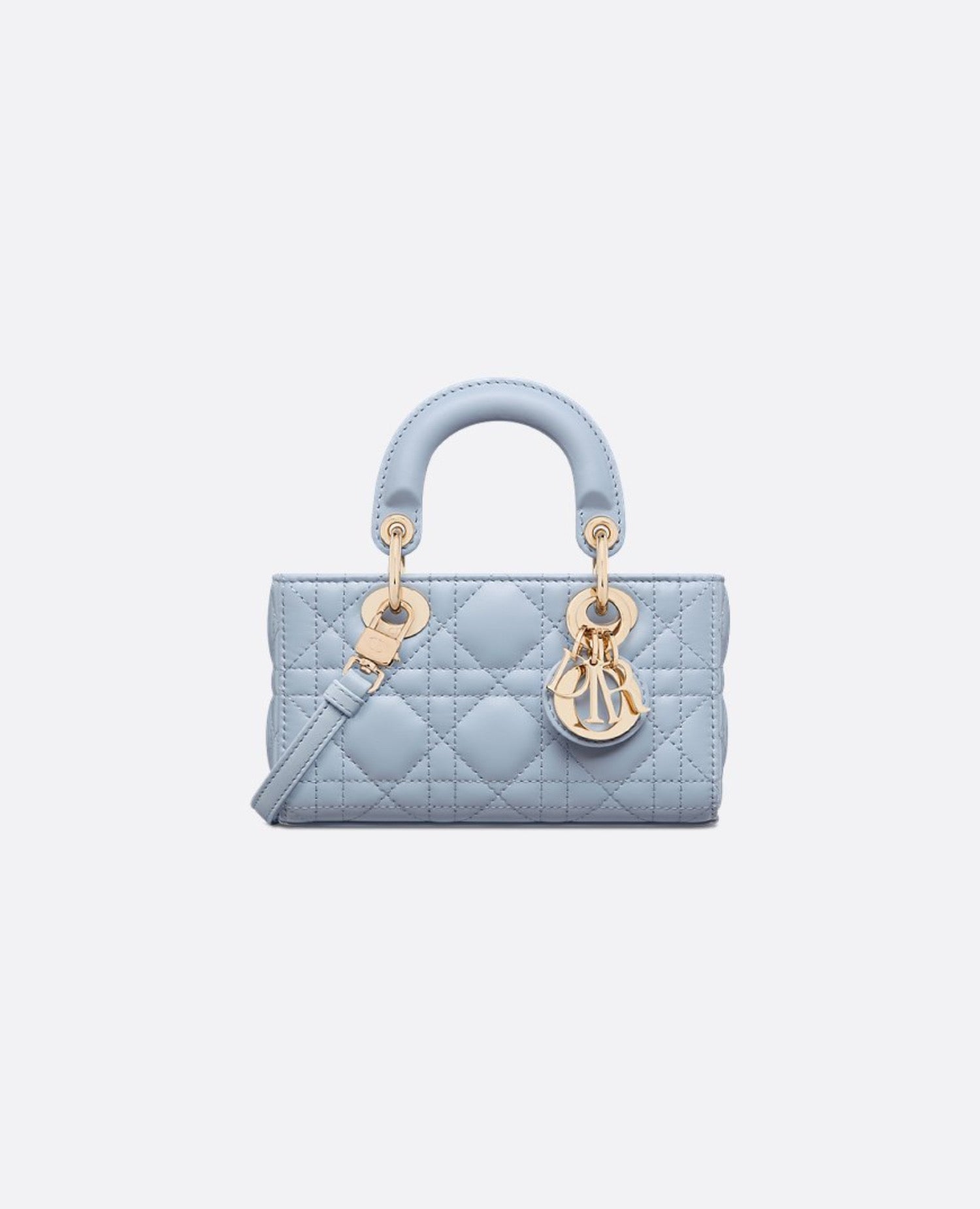 Christian Dior Lady D-Joy Micro Bag Pale Blue