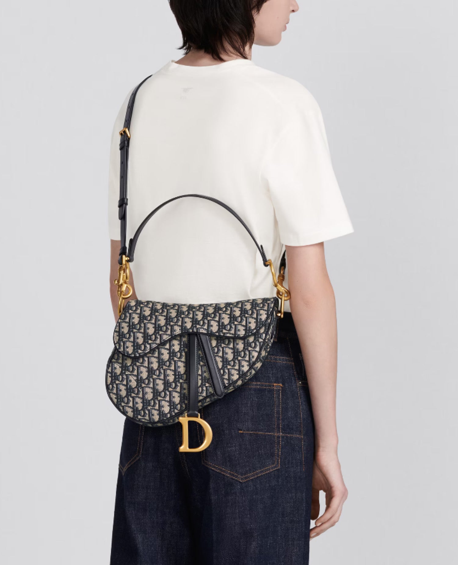 Christian Dior Saddle Bag With Strap