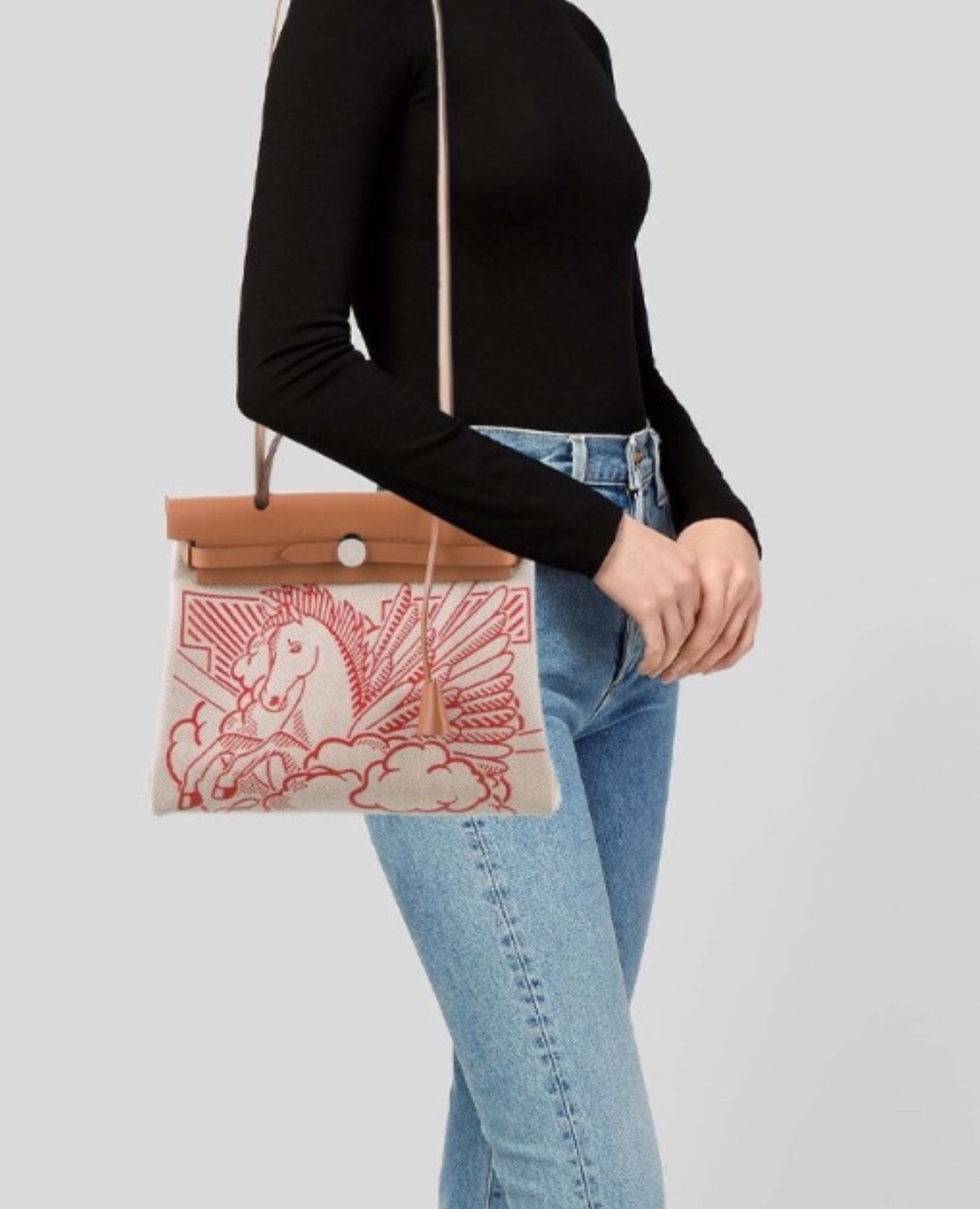 Hermès Herbag 31 Pegasus Bag Brown