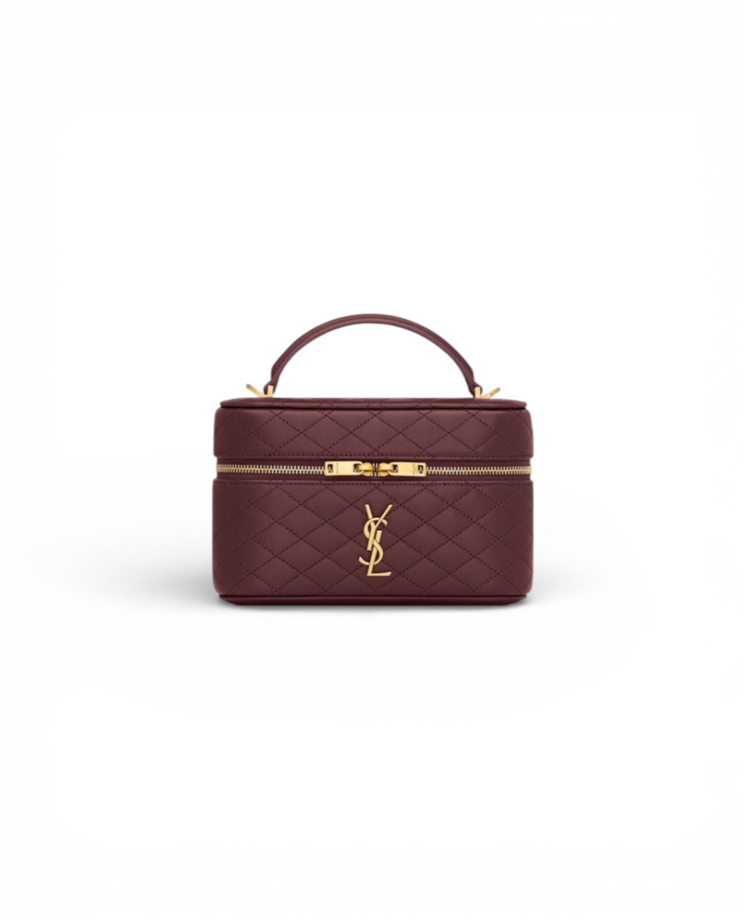 STL Gaby Vanity Bag In Lambskin Rouge Cabernet