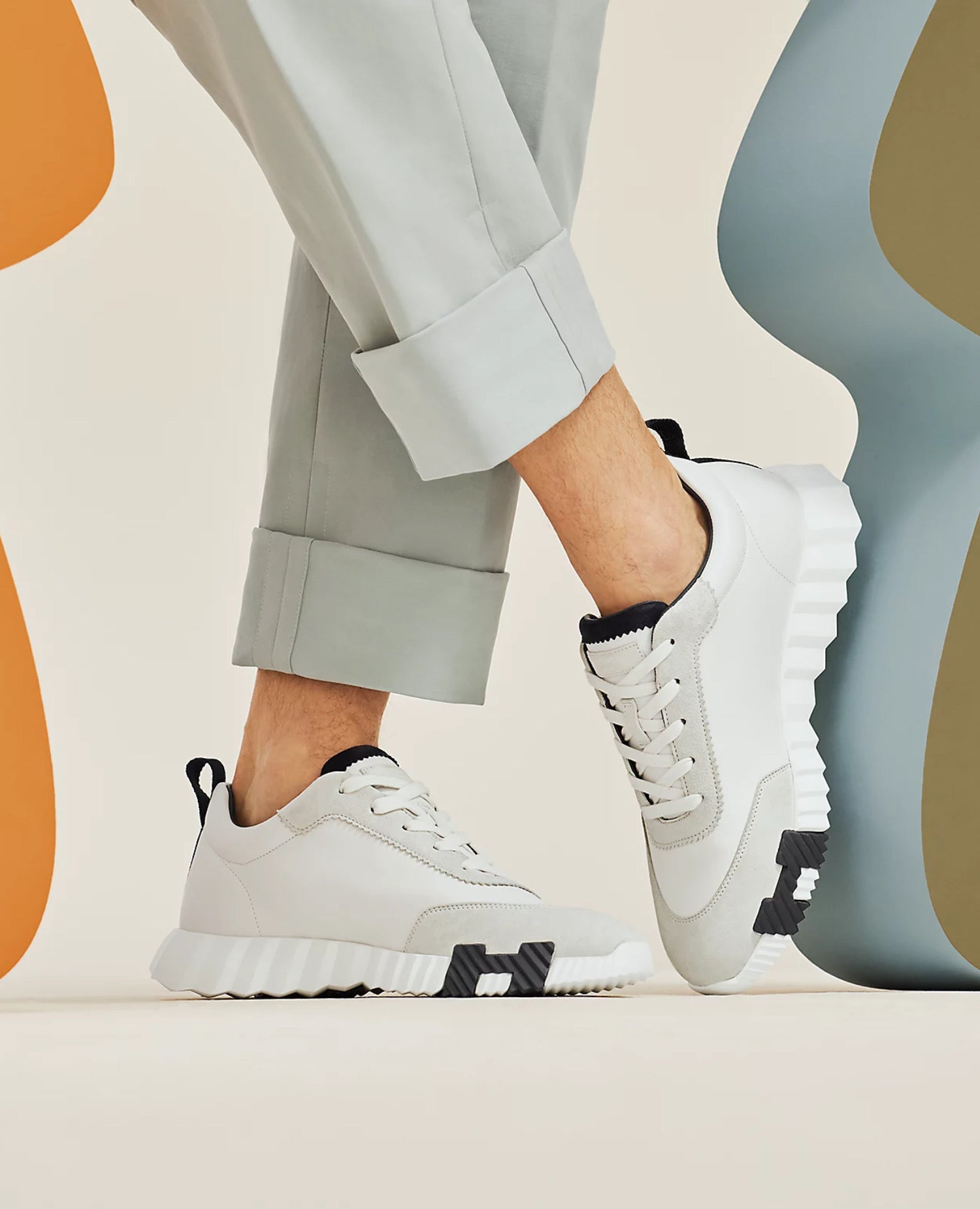 Hermès Bouncing sneaker Calfskin White