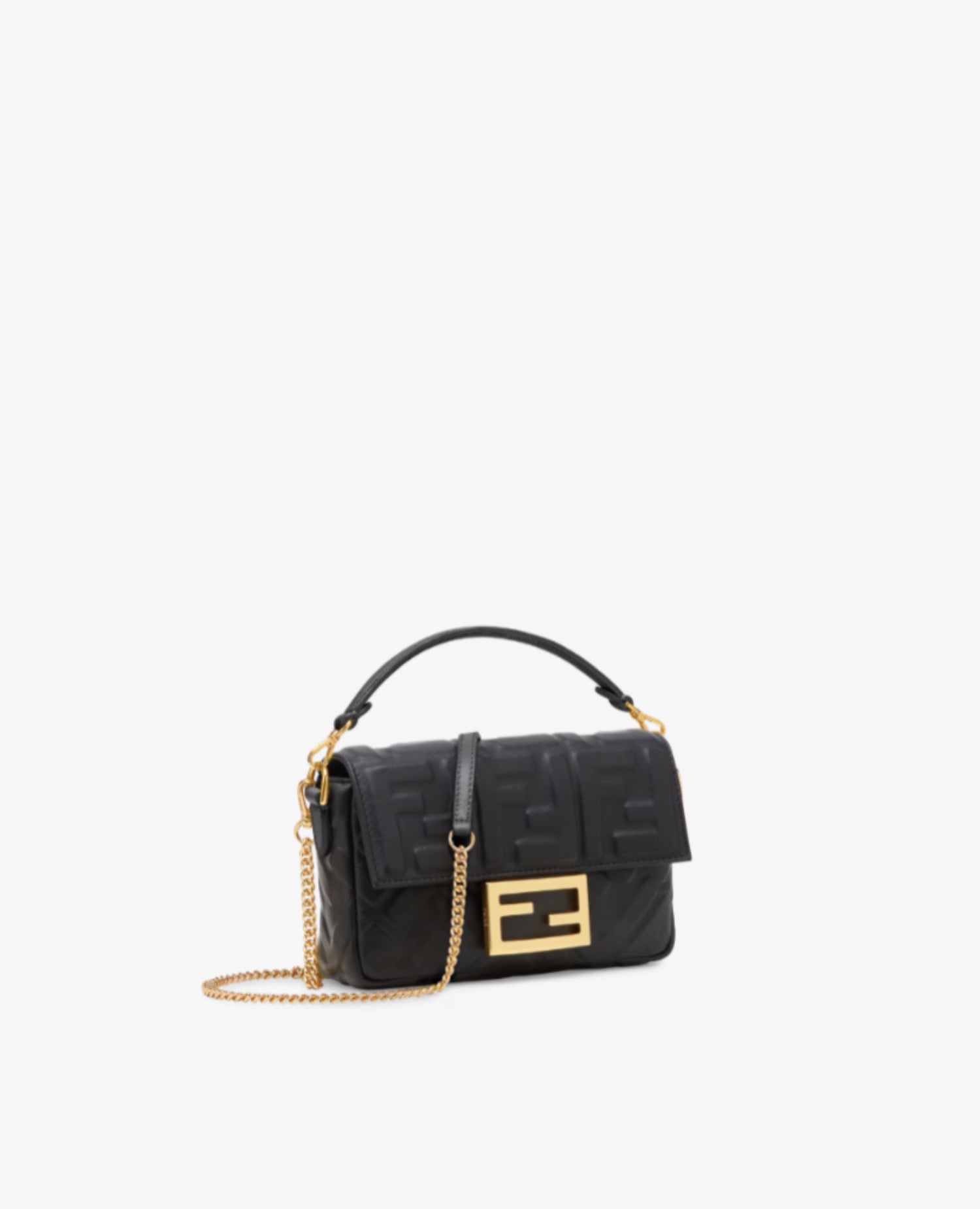 Fendi Baguette Mini Black Nappa Leather