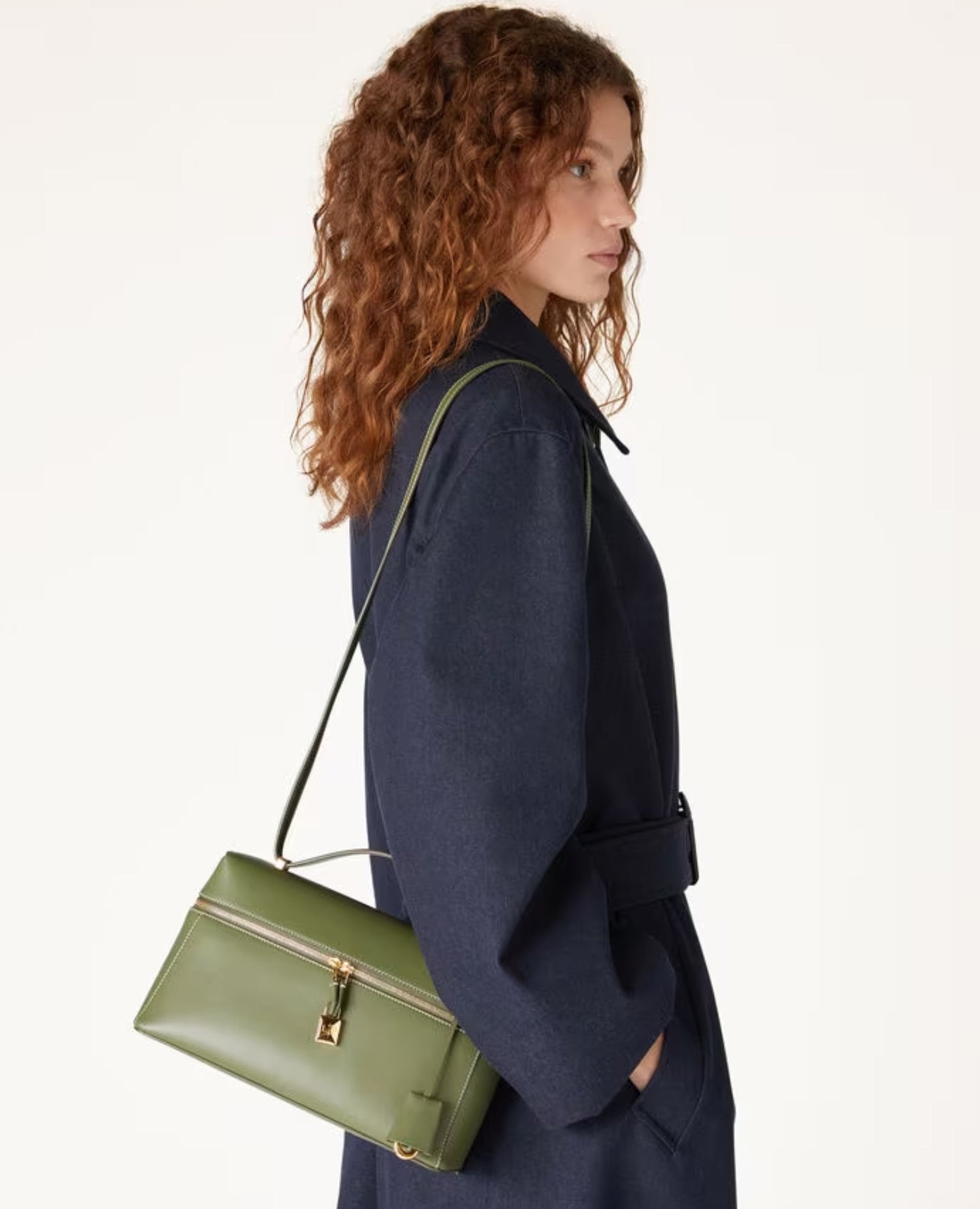 Loro Piana Extra Bag L27 Lighen Green