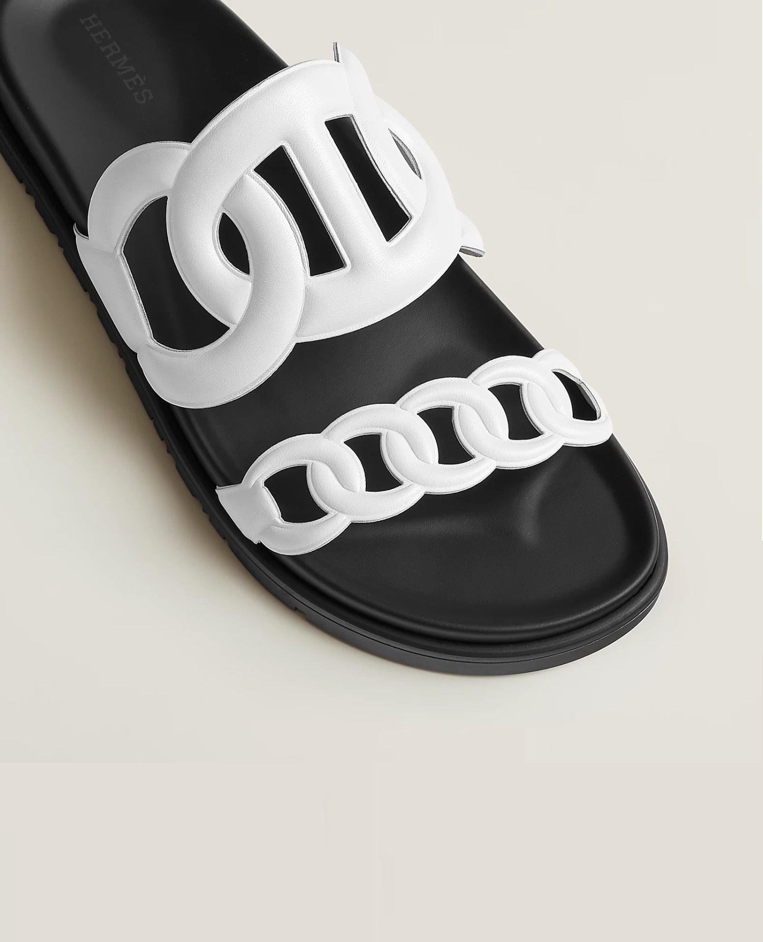 Hermès Extra Sandal White