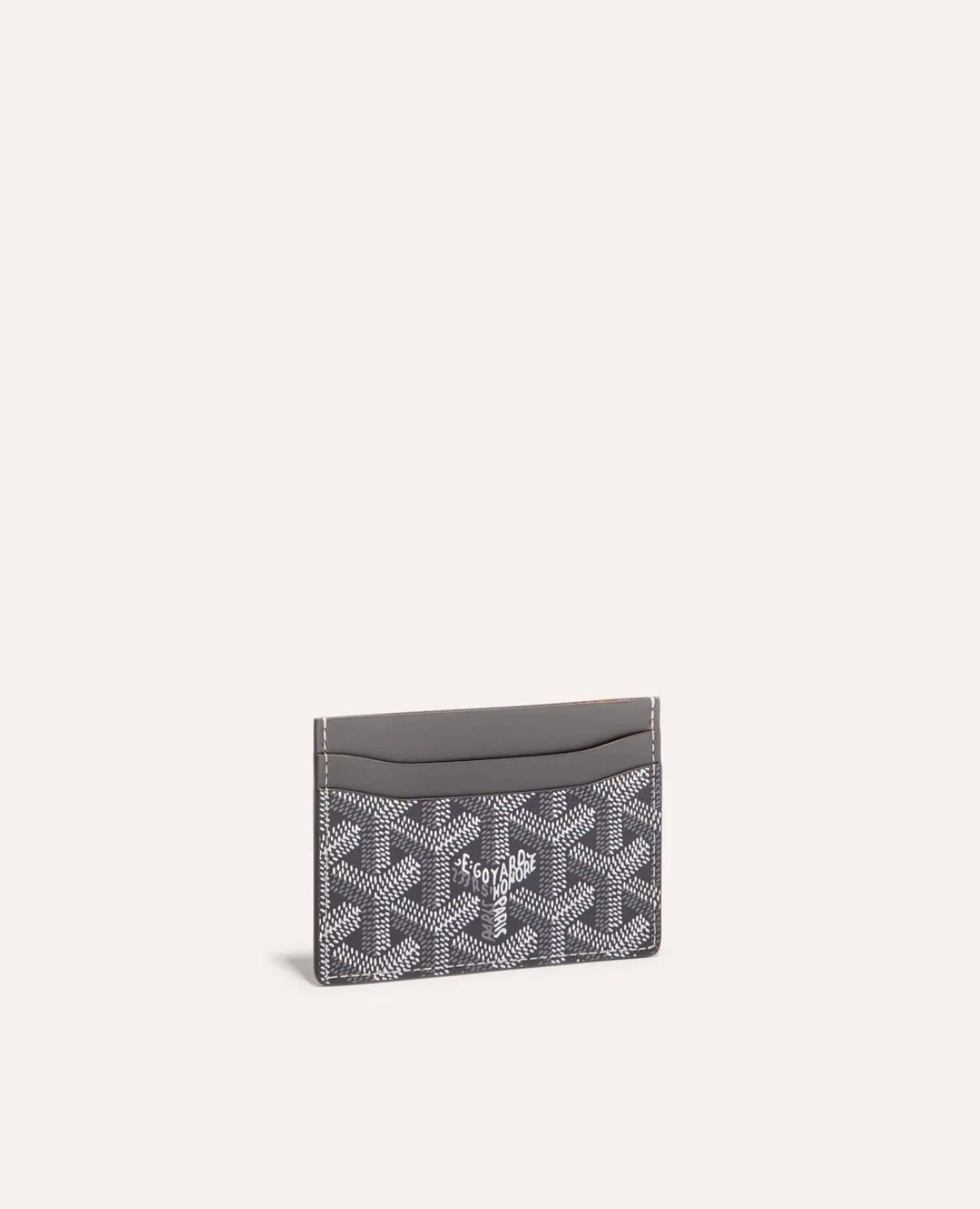 Goyard Saint-Sulpice Card Wallet Grey