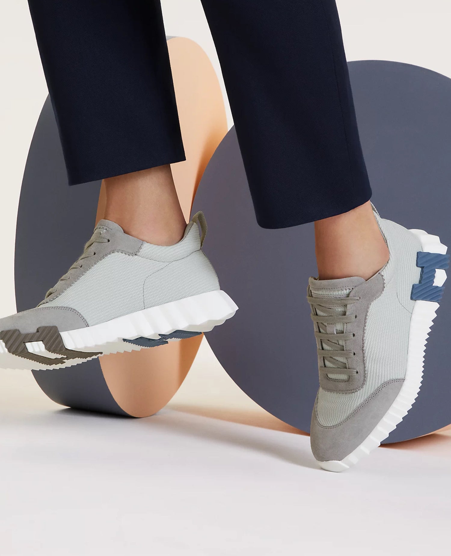 Hermès Bouncing sneaker Gris Technical Mesh