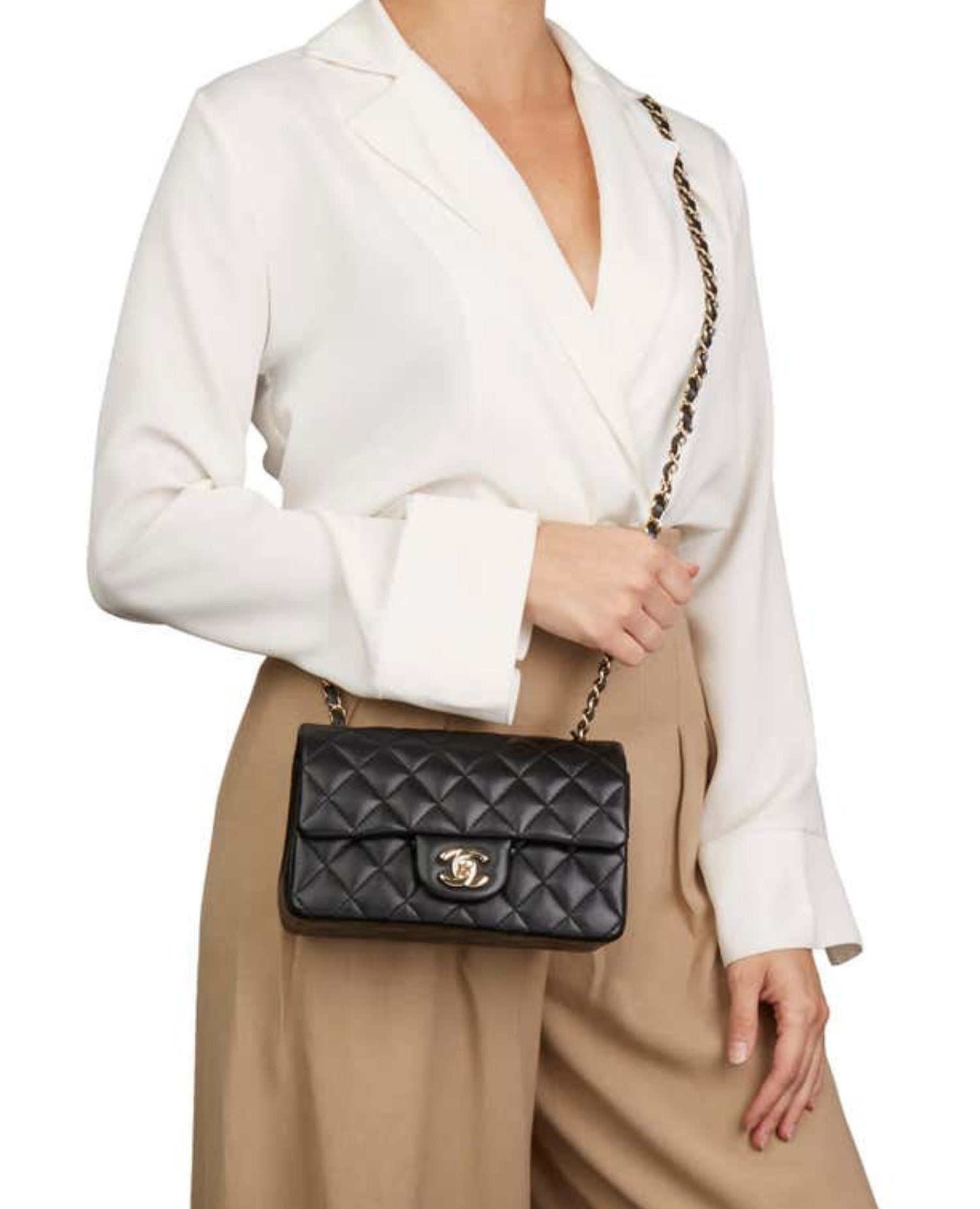 Coco Mini Rectangular LambSkin