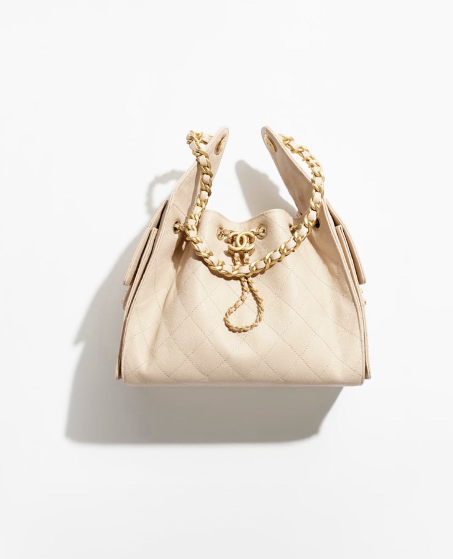 Coco 25 Small Handbag Beige