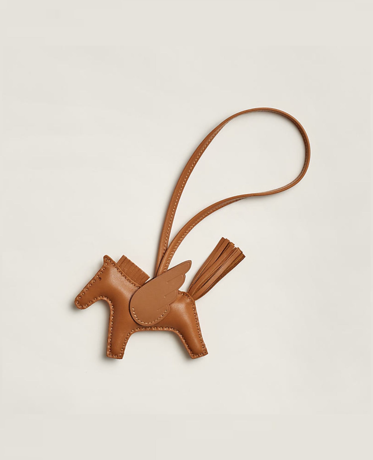Hermès Rodeo Pegase PM charm Full Sesame