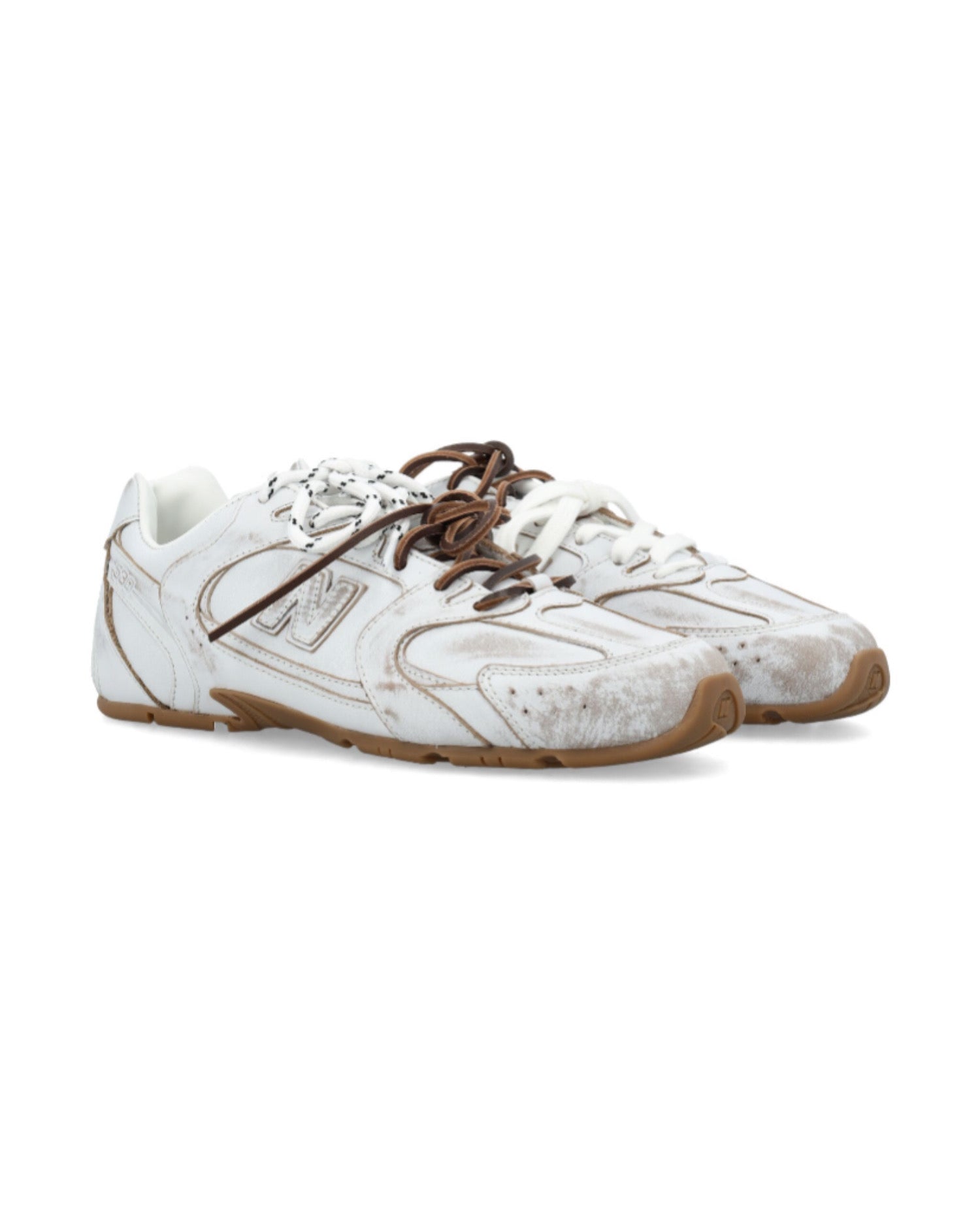 Miu Miu X New Balance 530 Sneakers White Leather
