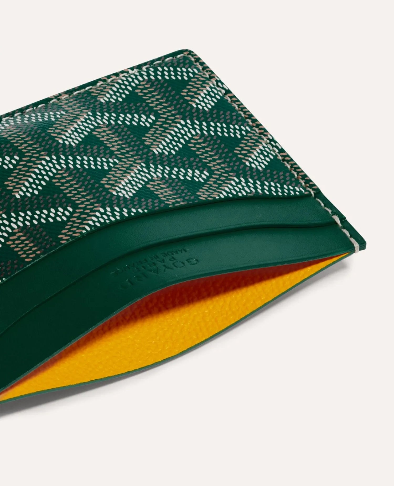 Goyard Saint-Sulpice Card Wallet Green