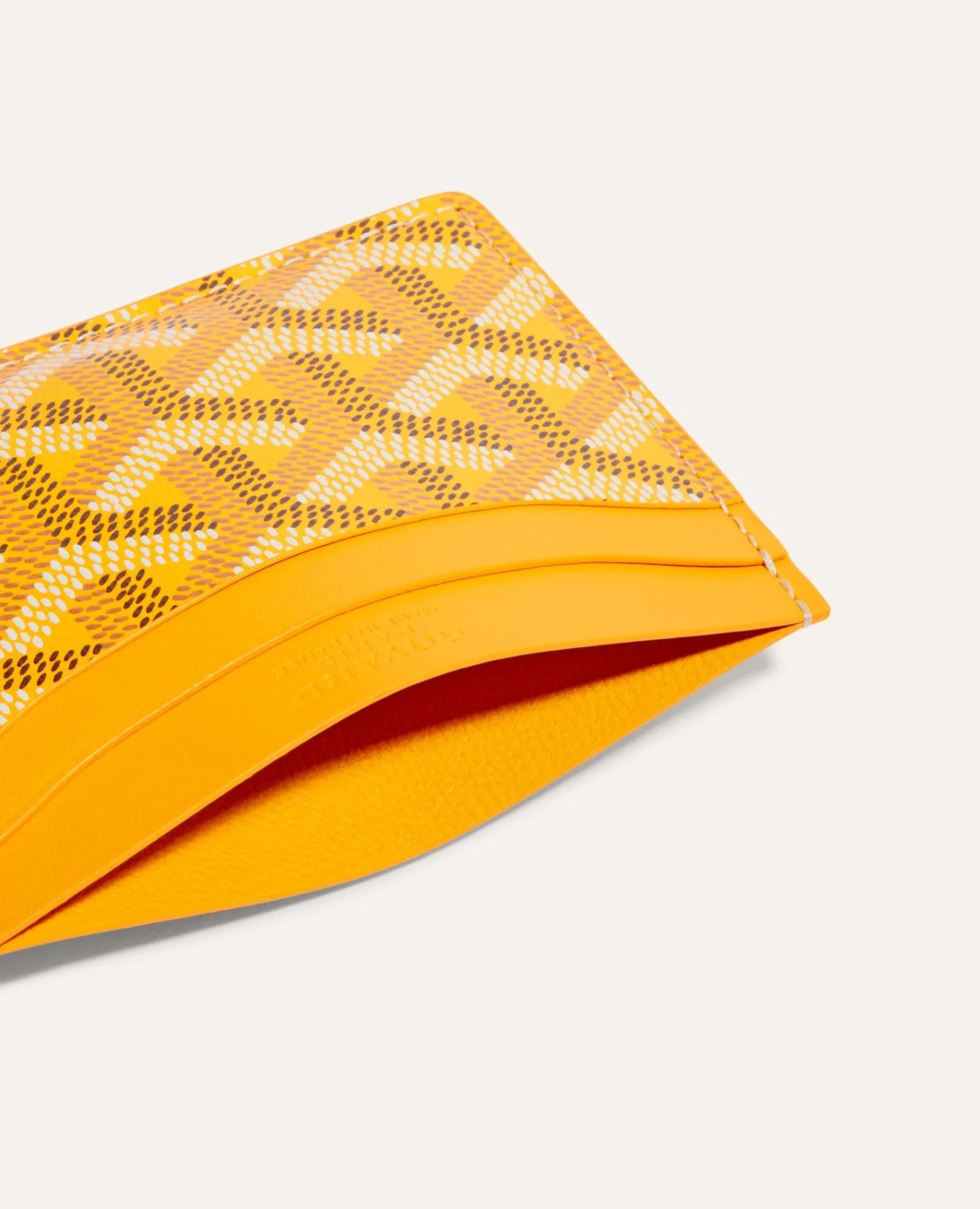 Goyard Saint-Sulpice Card Wallet Yellow