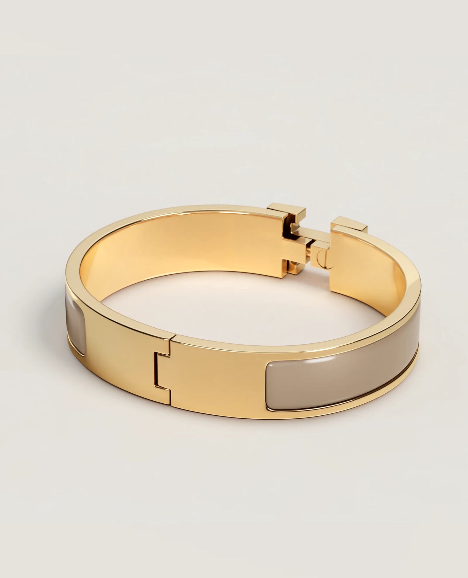 Hermès Clic H Bracelet Marron Glace