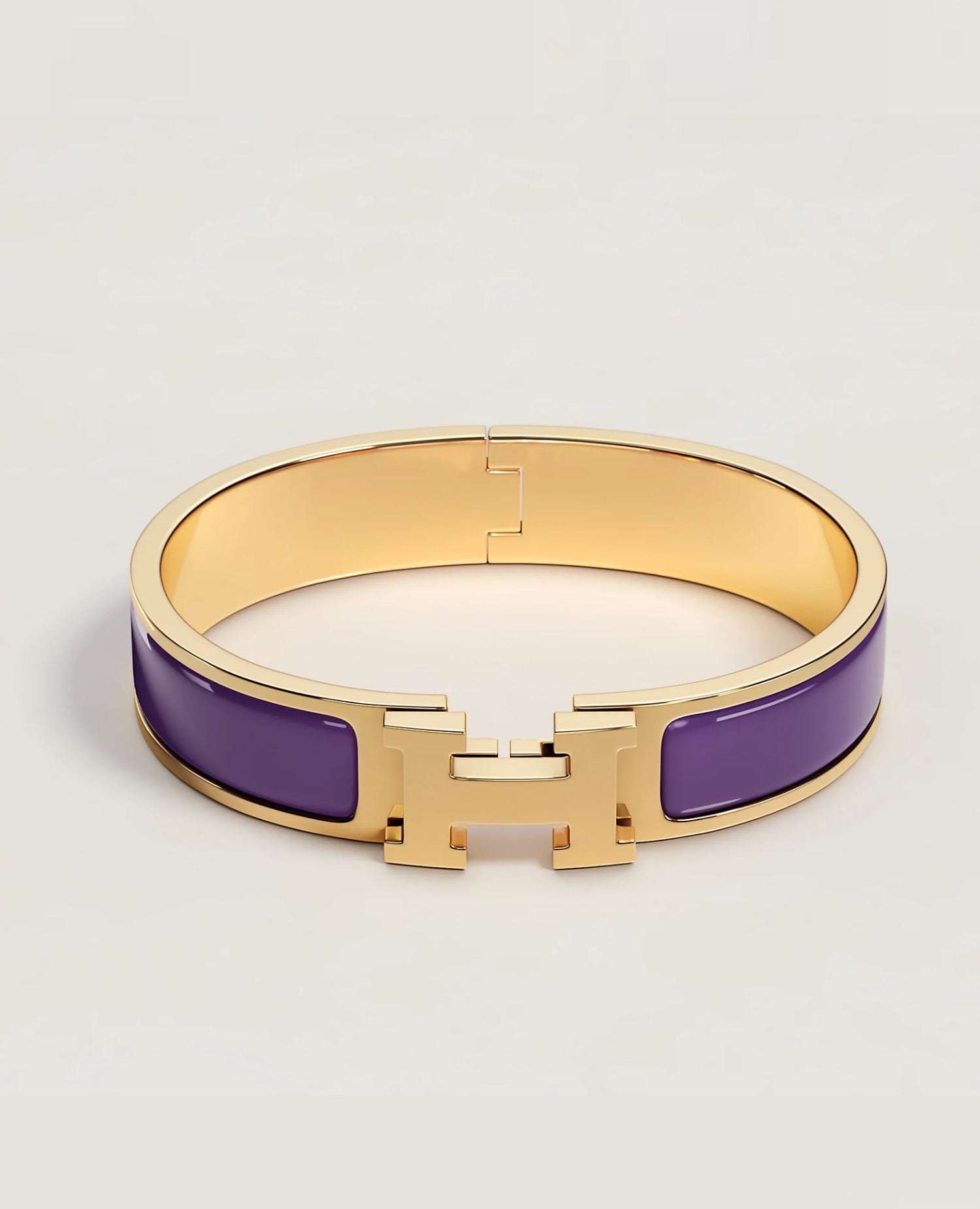 Hermès Clic H Bracelet Anemone lris