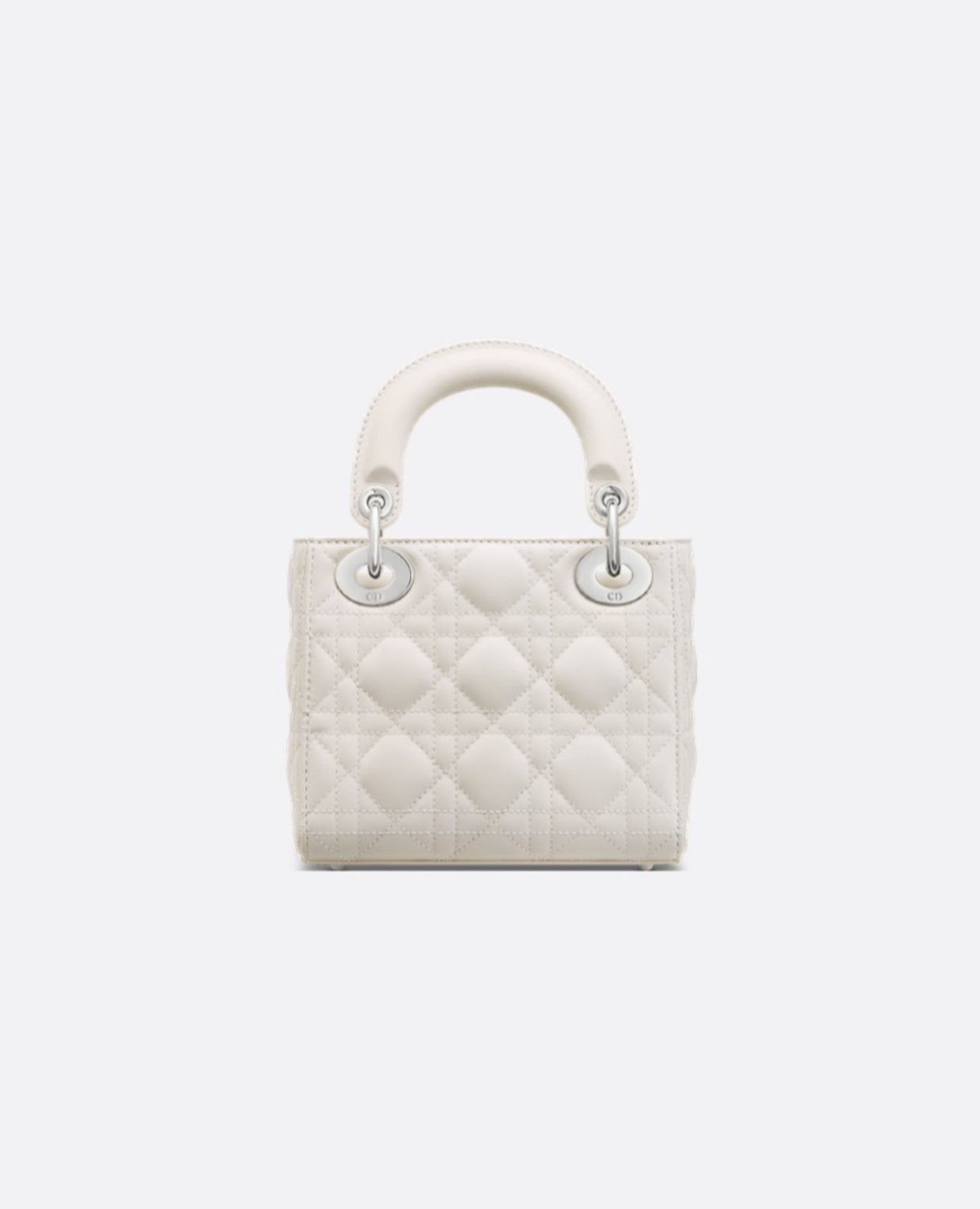 Christian Dior Mini Lady Dior Bag
Latte Silver Hardware