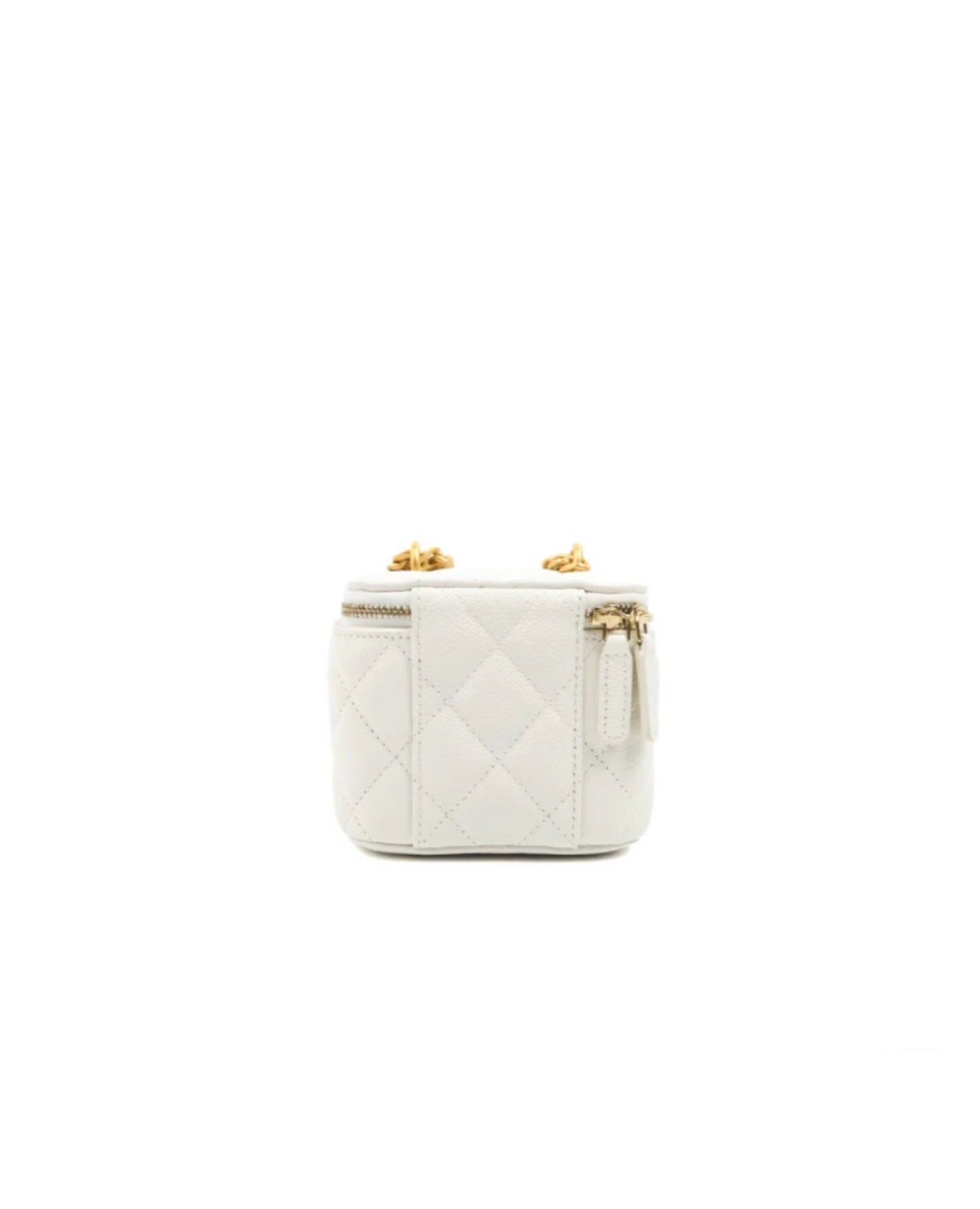 Coco Mini Vanity Bag White