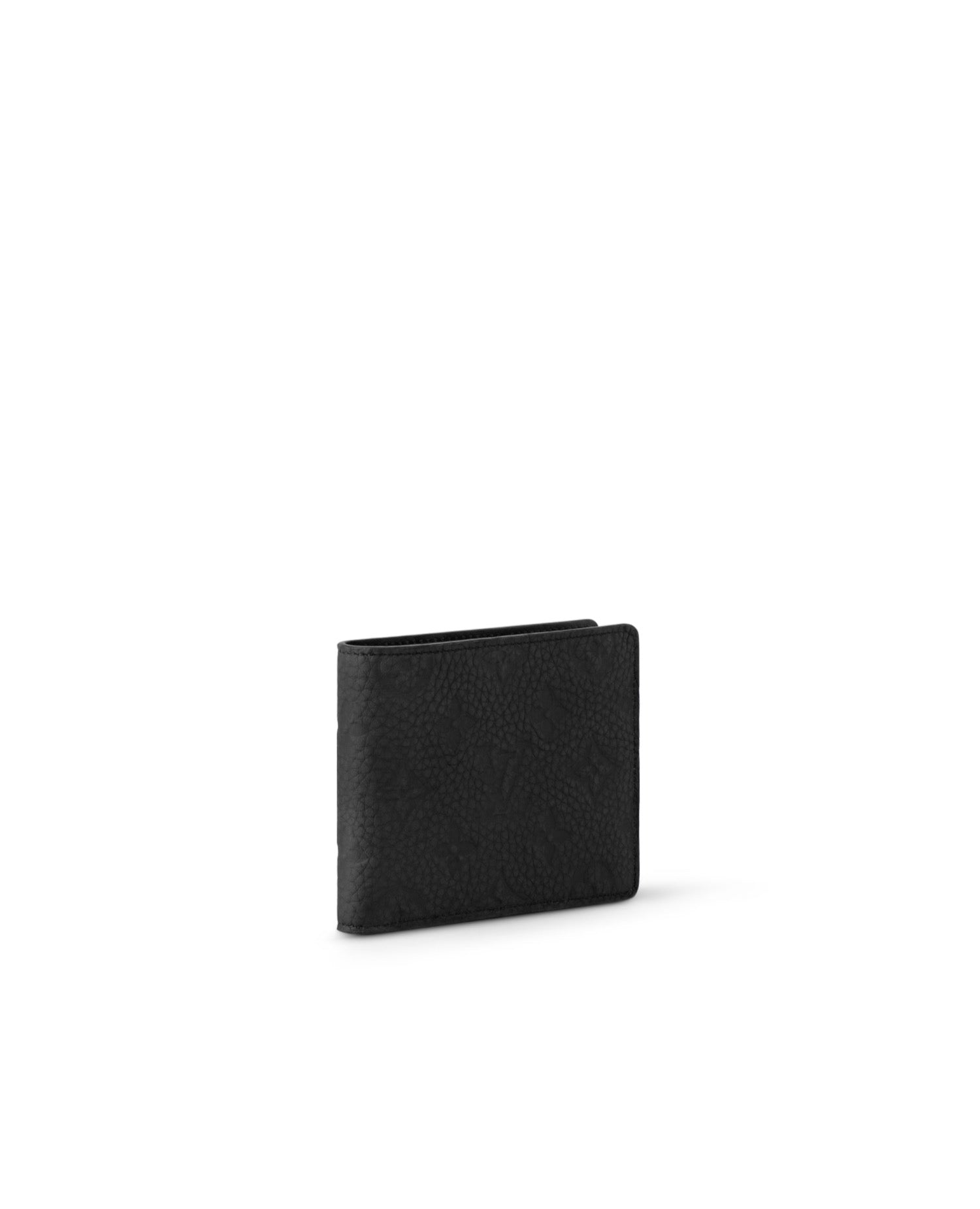 Louis Vuitton Multiple Wallet Black Taiga Leather