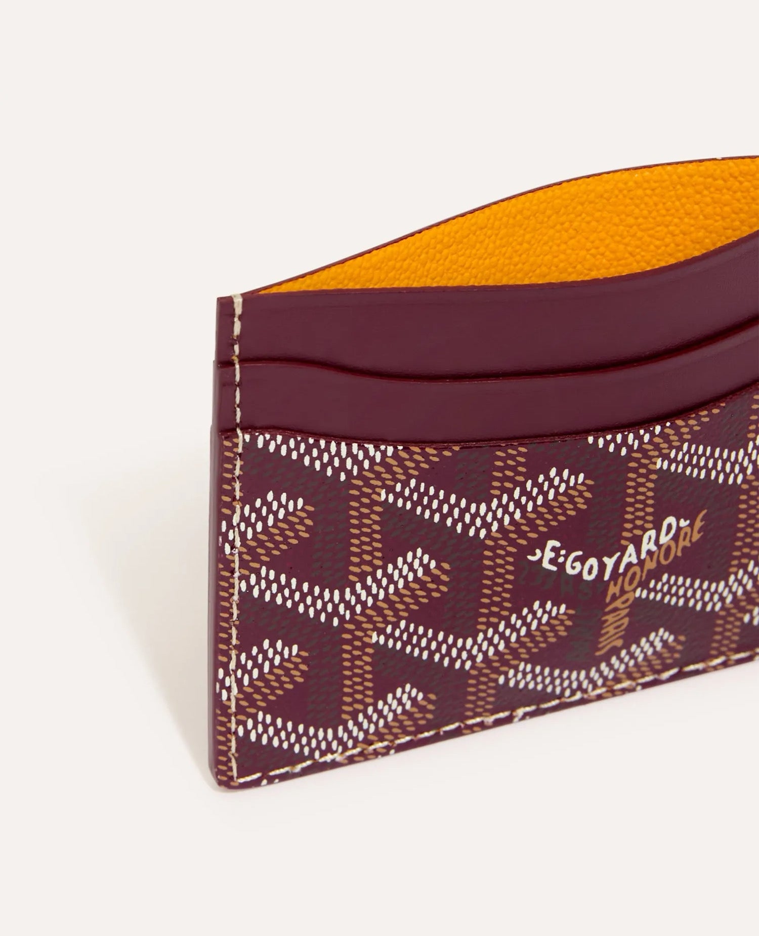 GYD Saint-Sulpice Card Wallet Burgundy