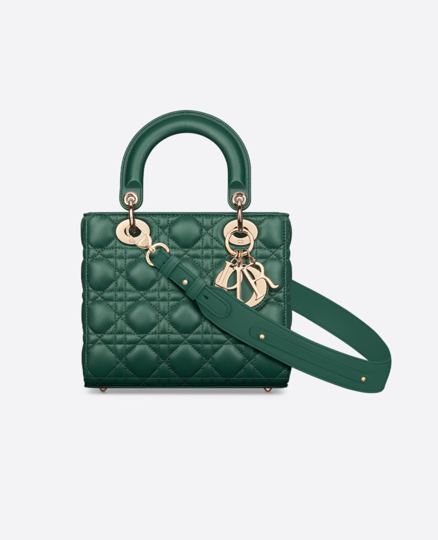 Christian Dior Small Lady Dior Bag Pine green