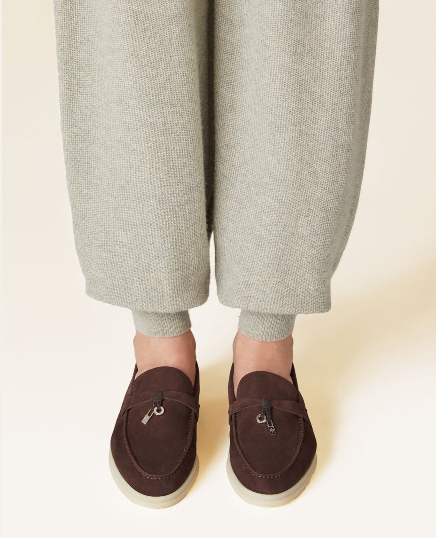 Loro Piana Summer Walk Suede Chocolate