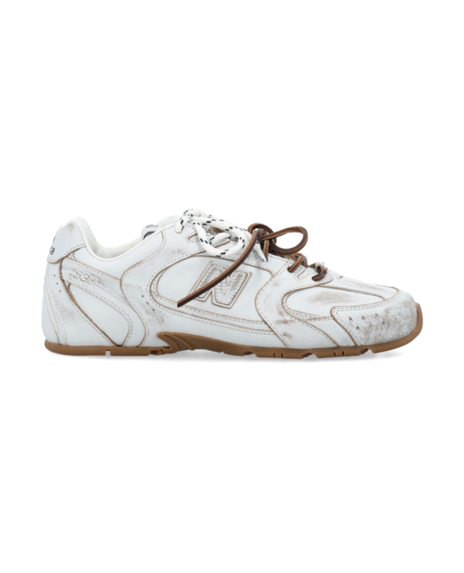 Miu Miu X New Balance 530 Sneakers White Leather