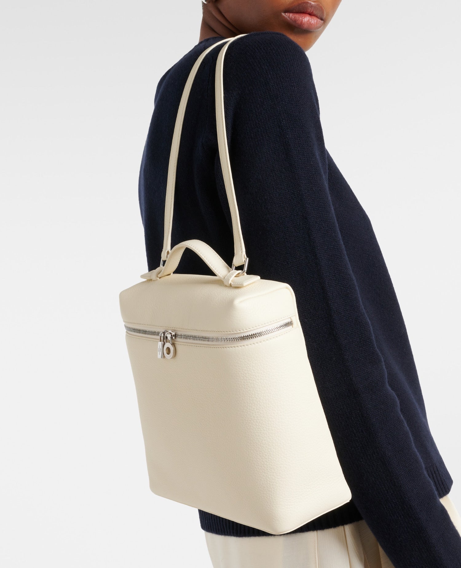 Loro Piana Extra Packet backpack White