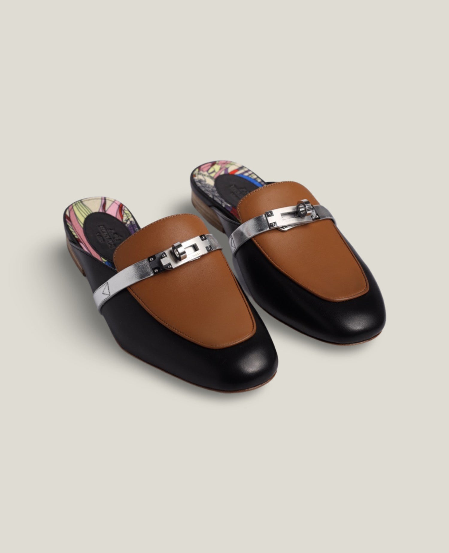 Hermès Oz Mule Multicolore Noir