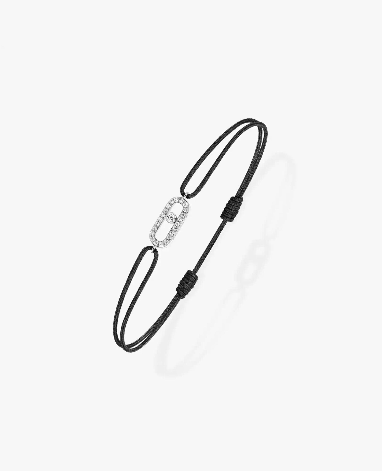 Messika Move Uno Black Cord Bracelet