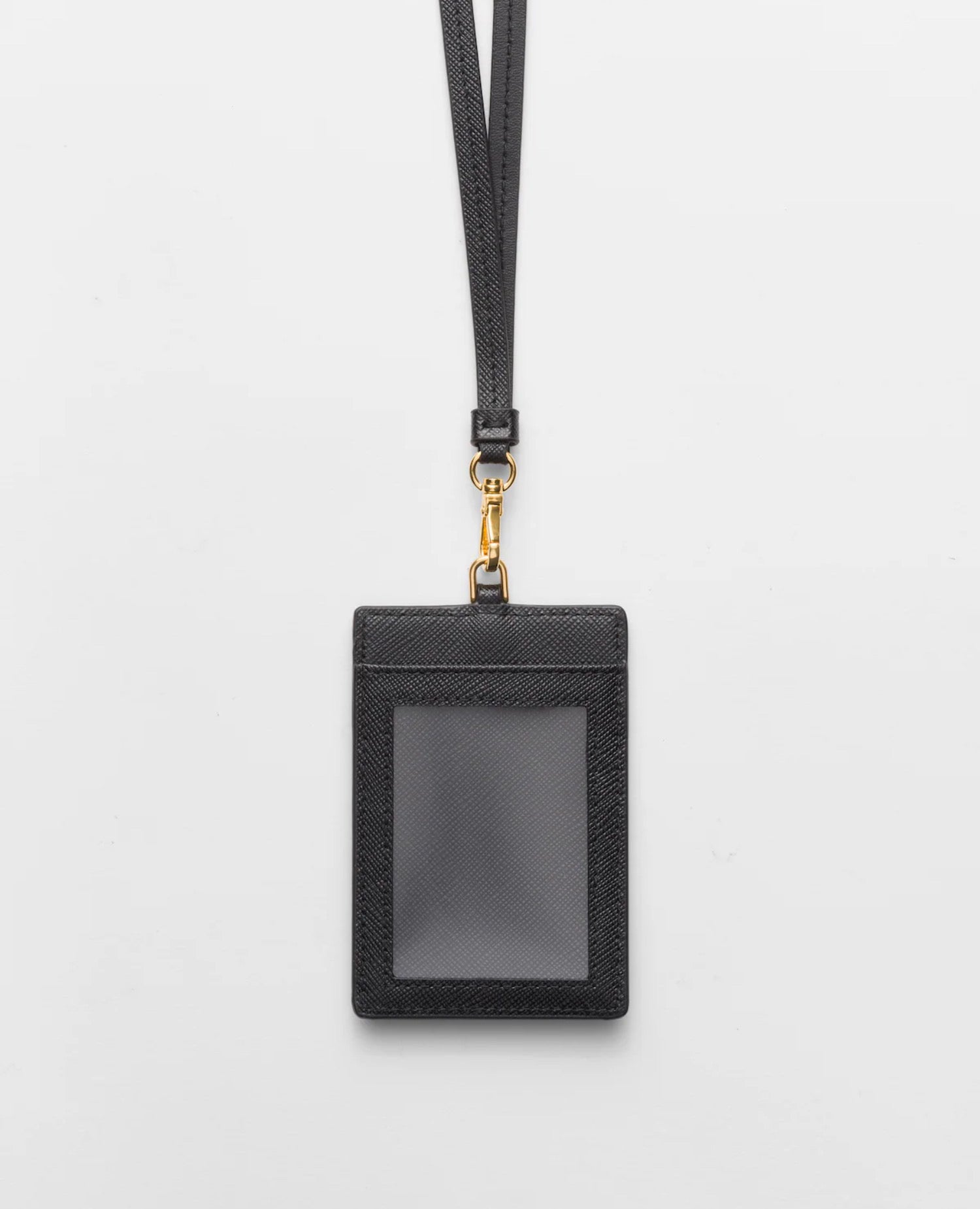 Prada Saffiano Leather Badge Holder