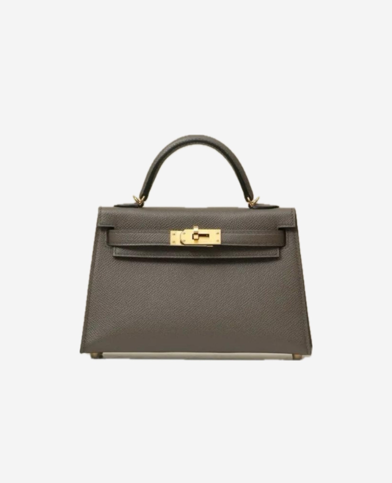 Hermès Mini Kelly Epsom Gris Etain