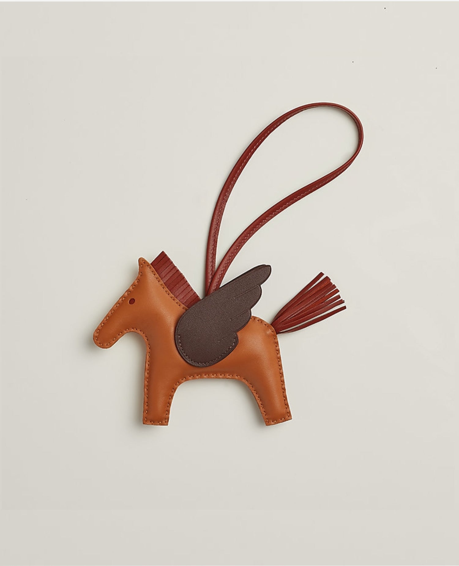 Hermès Rodeo Pegase PM Charm Pain D’epice / Sienne / Moka
