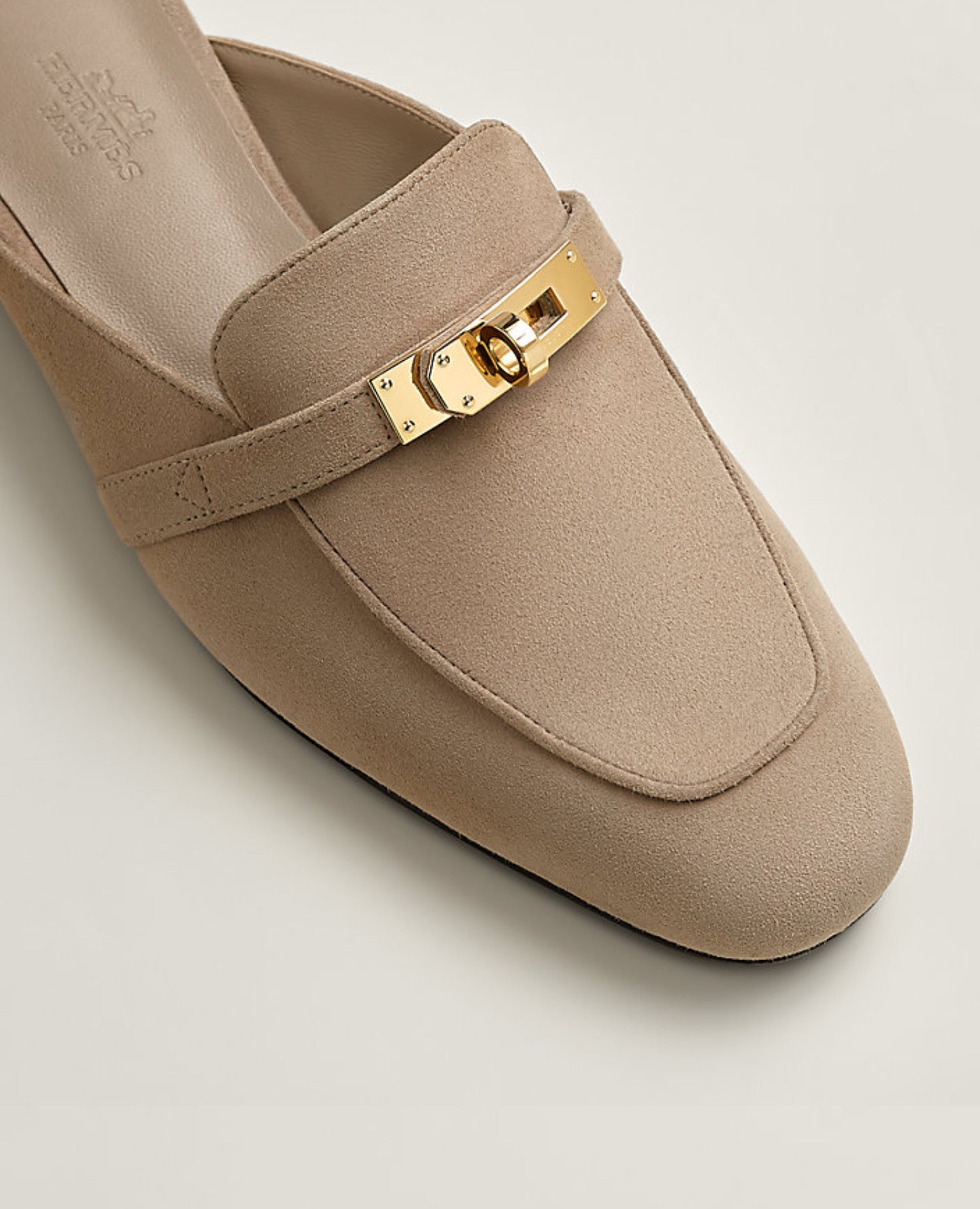 HMS OZ Mule Beige Sable Leather Sole