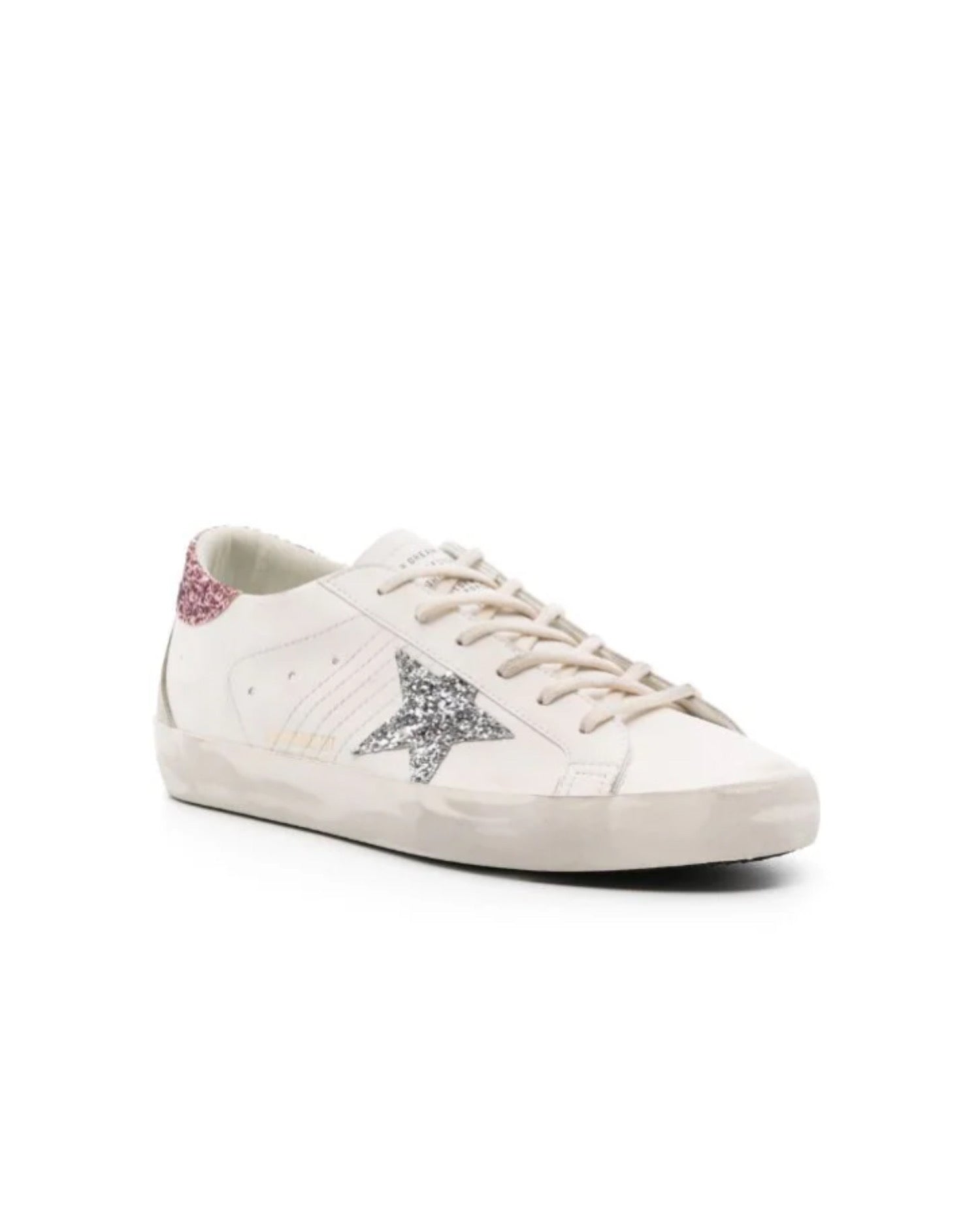 Golden Goose Women’s Super-Star With Silver Star Sneaker