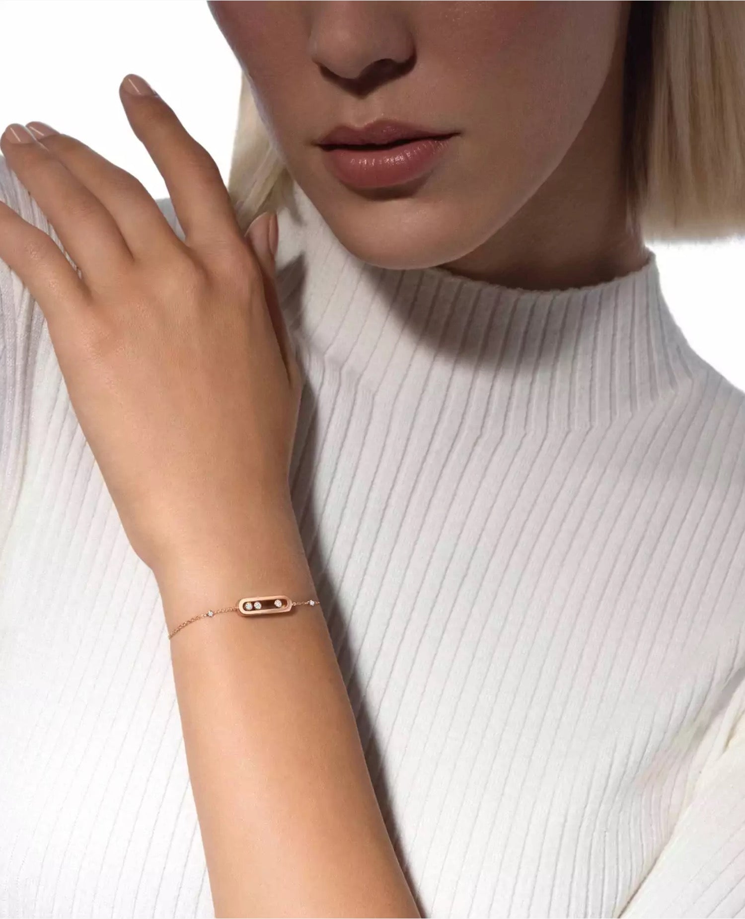 Messika Baby Move Bracelet Rose Gold