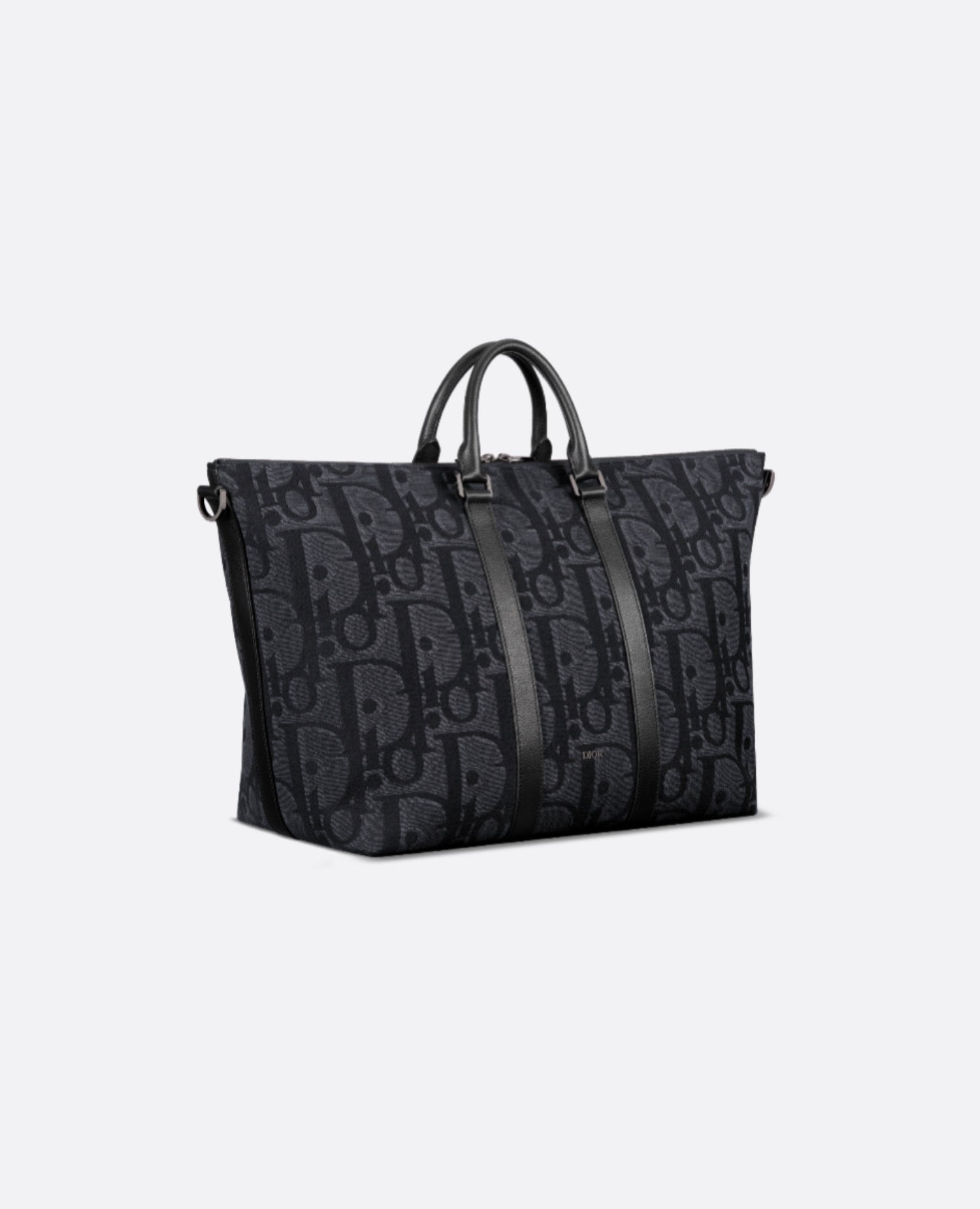 Christian Dior Weekender 40 Black Maxi Oblique